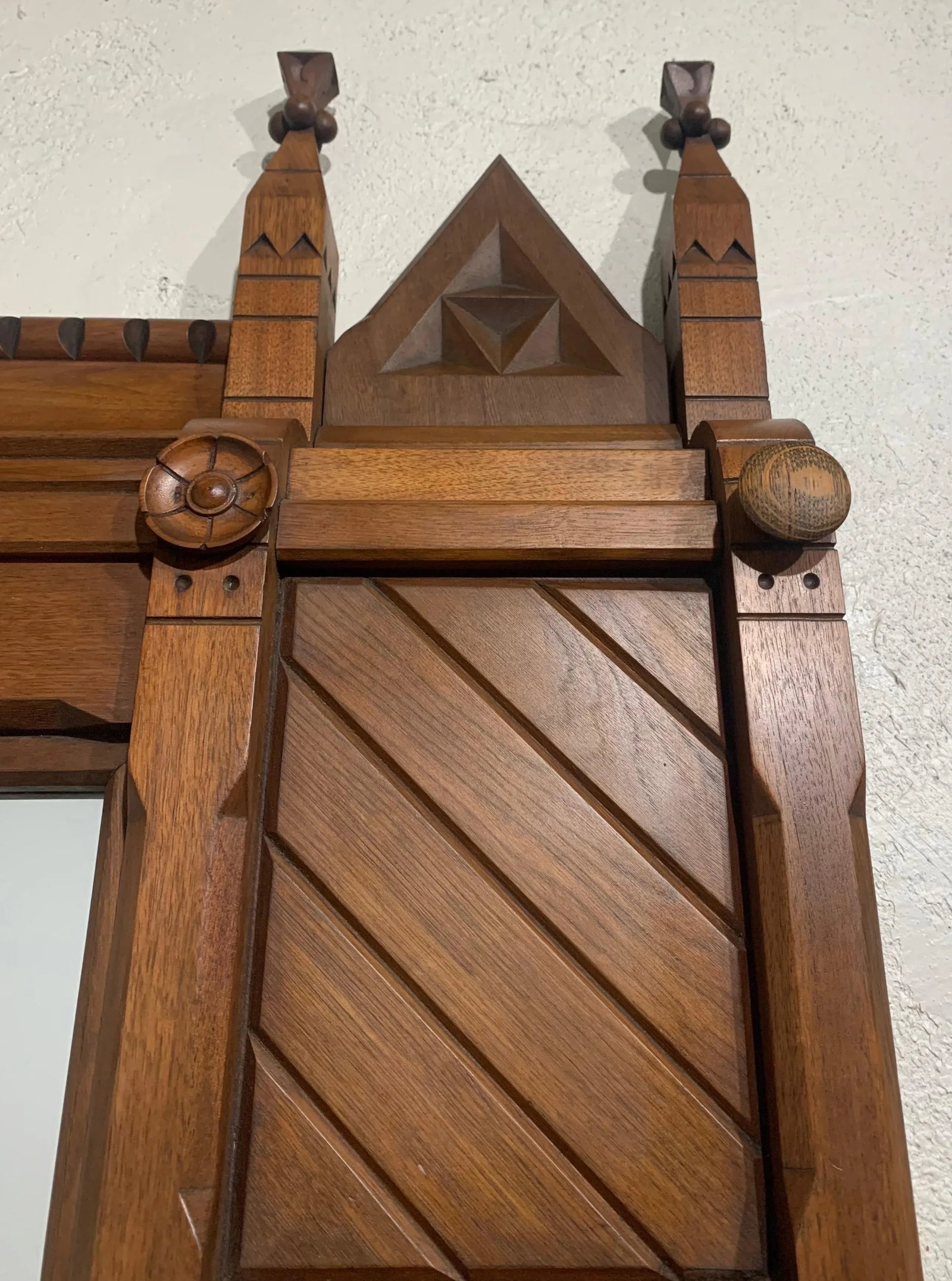 Late 19th Century Walnut Victorian Hall Tree - 2