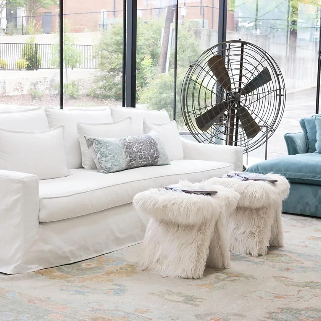 Large Metal Fan Circa 1930 - 3