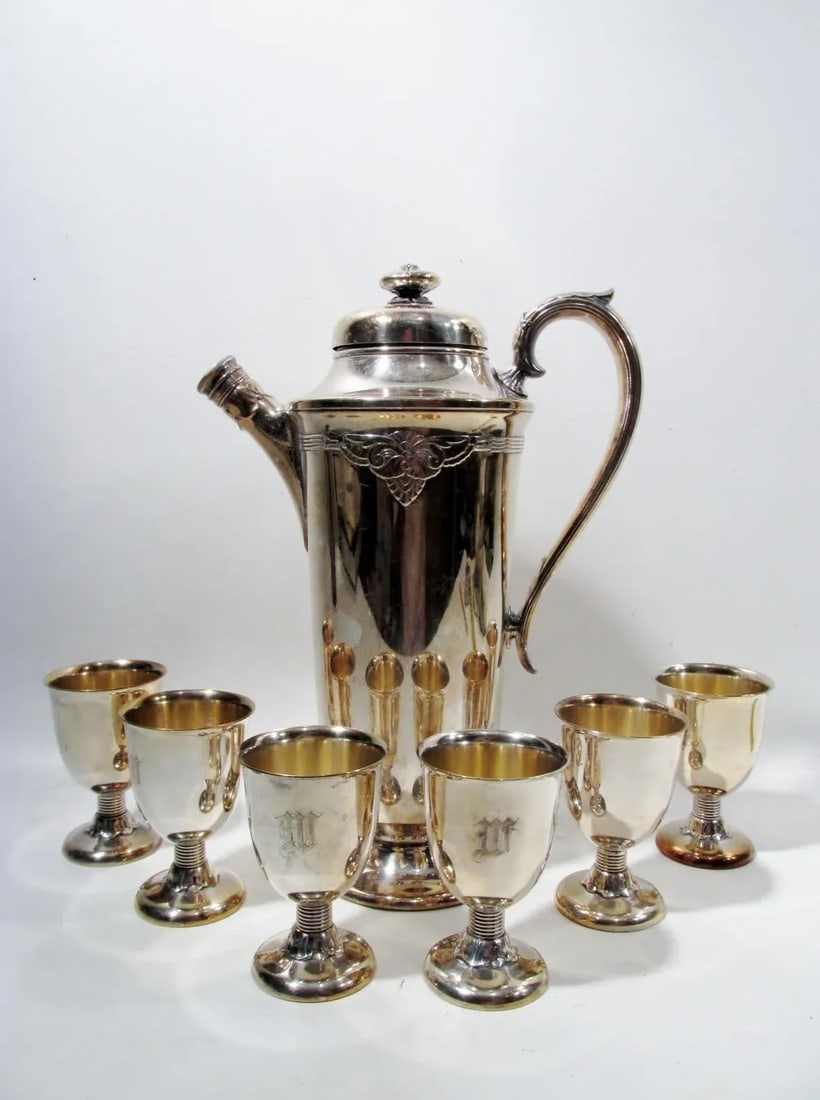 International Silver Guild Cadence Cocktail Shaker Set - Set of 7 - 2
