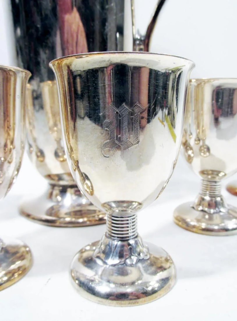 International Silver Guild Cadence Cocktail Shaker Set - Set of 7 - 5