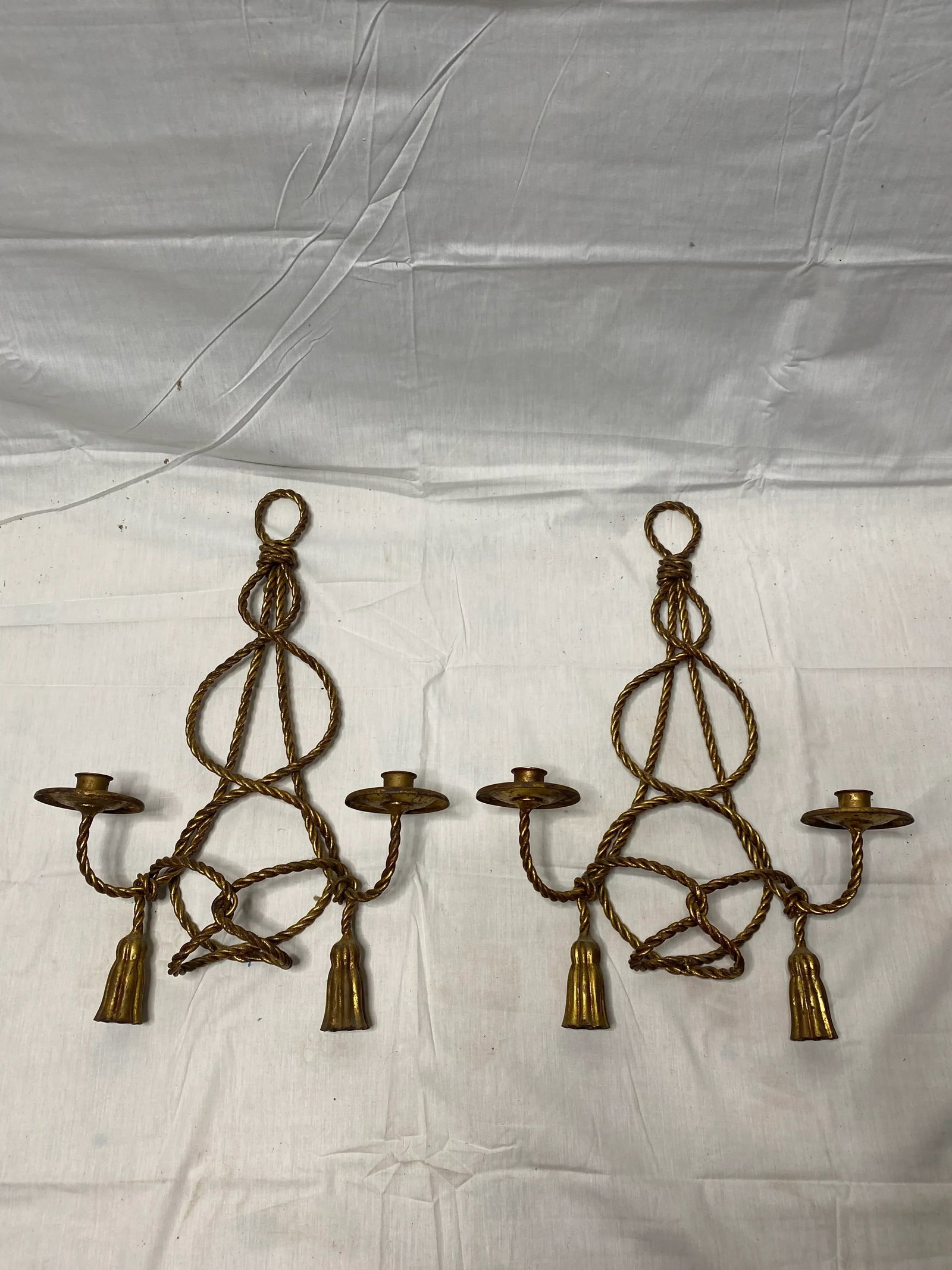 Vintage Italian Tole Sconces - 2