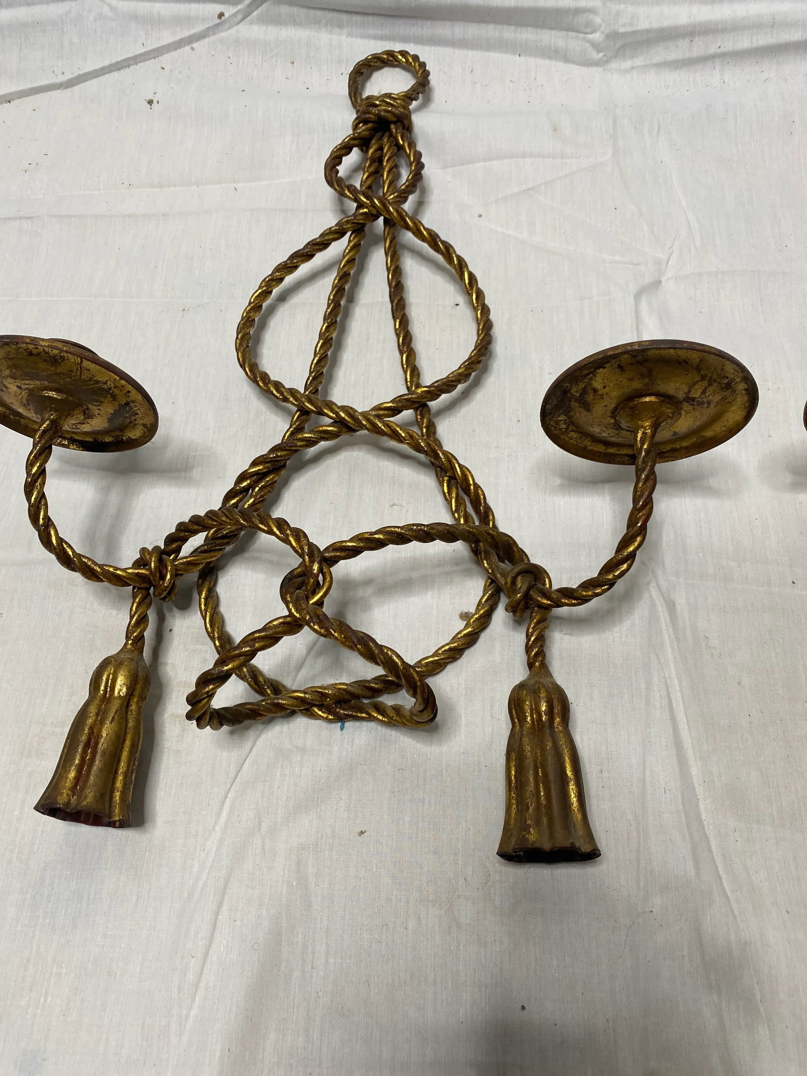 Vintage Italian Tole Sconces - 3