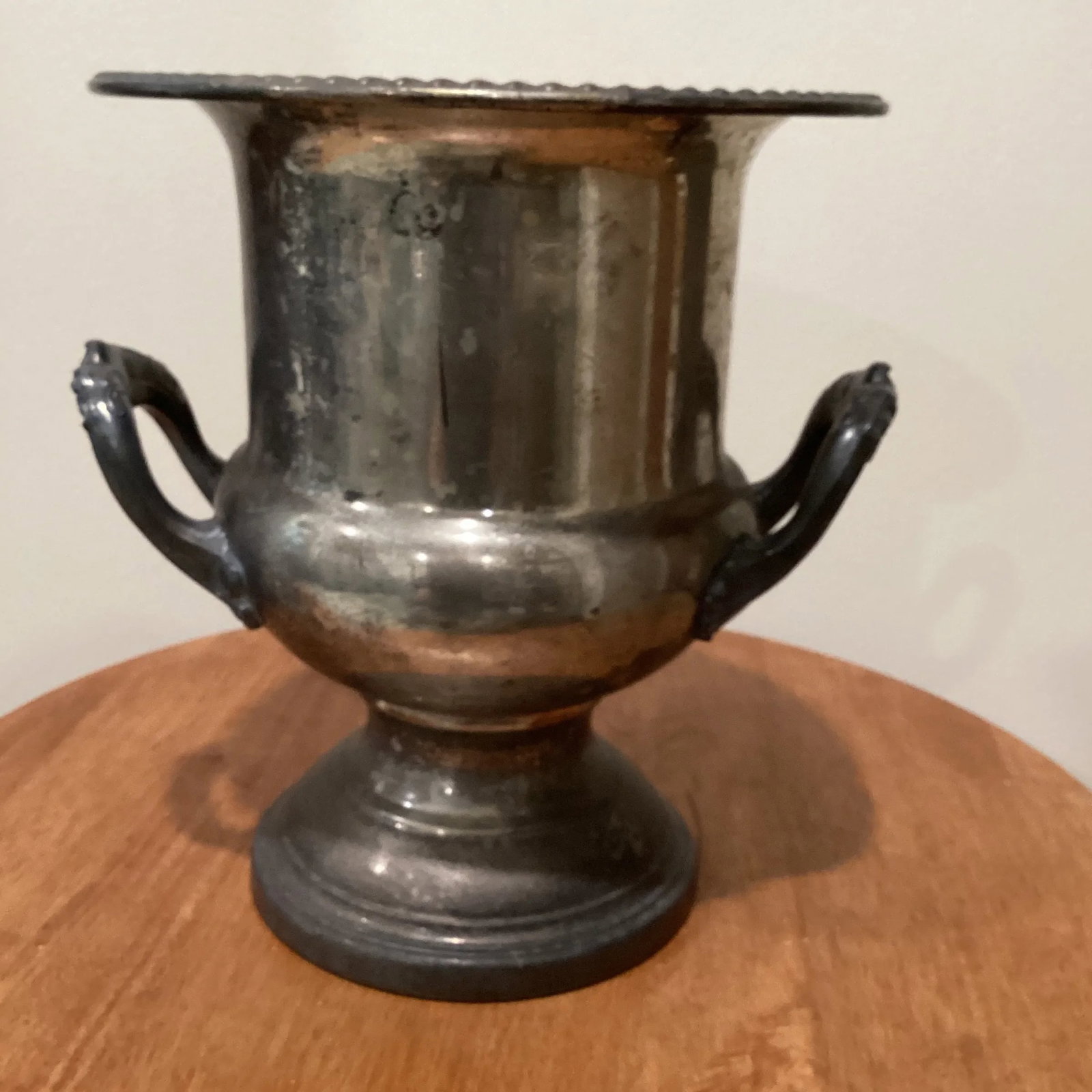 Vintage Silver-Plate Ice Champagne Large Bucket Wine Cooler Victorian Style 1779 - 3