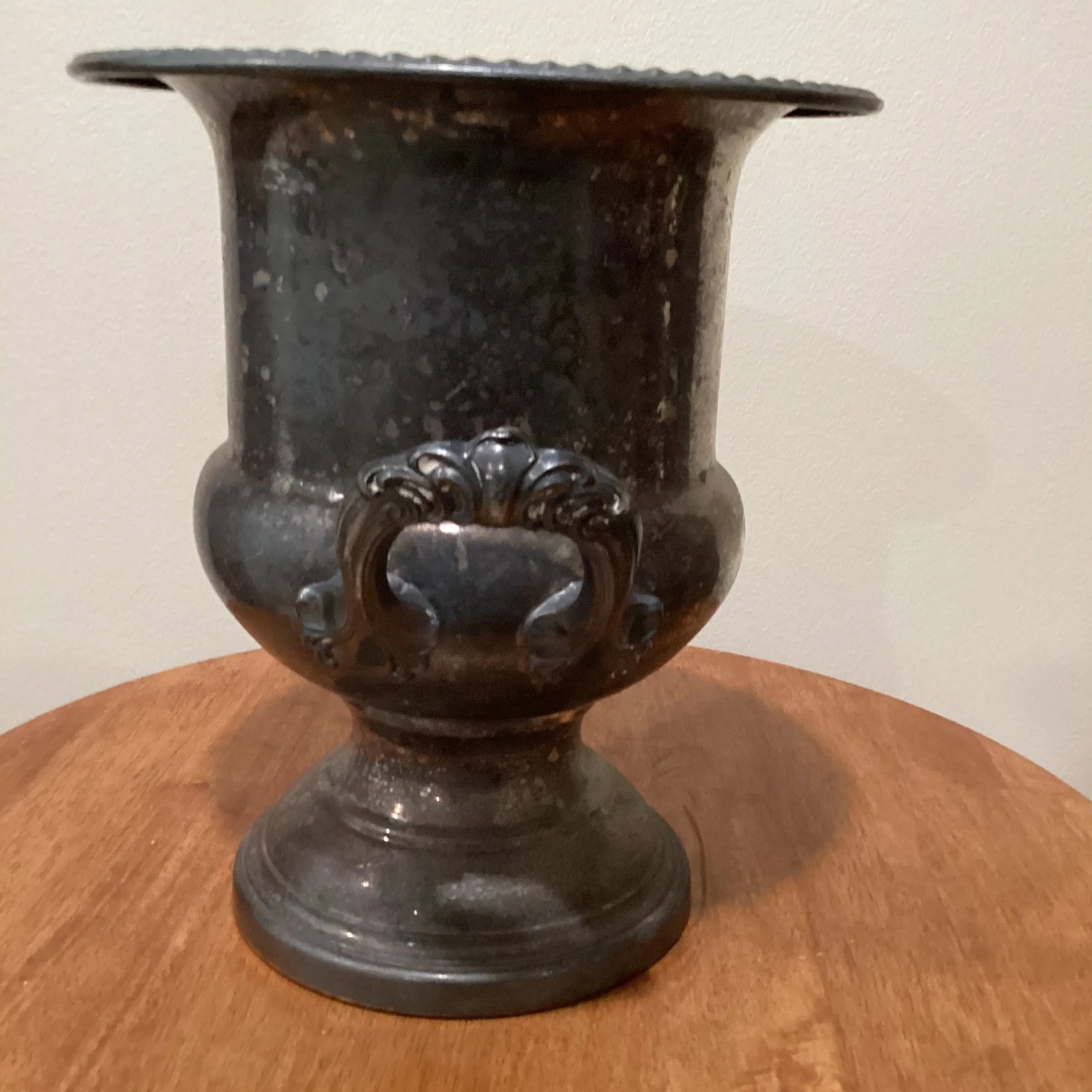 Vintage Silver-Plate Ice Champagne Large Bucket Wine Cooler Victorian Style 1779 - 4