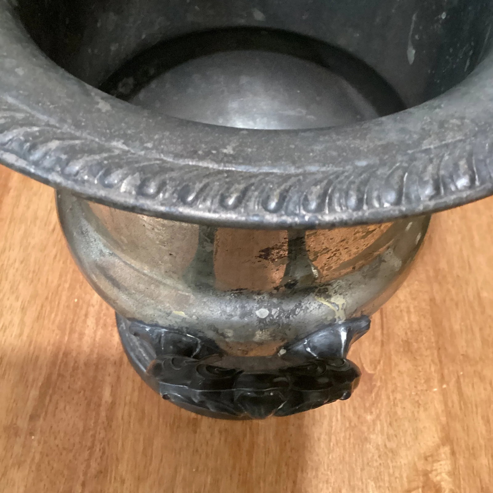 Vintage Silver-Plate Ice Champagne Large Bucket Wine Cooler Victorian Style 1779 - 8