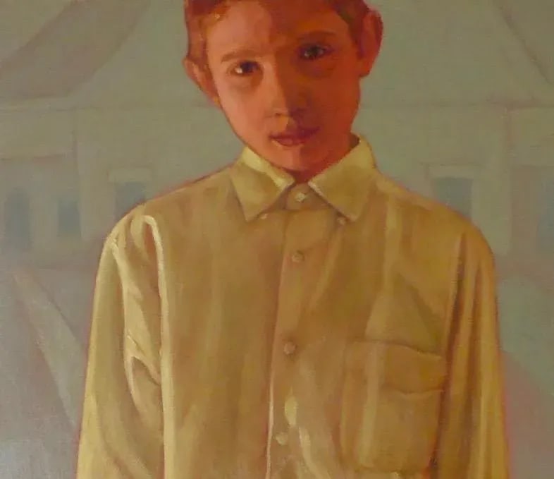 Nick Kosciuk "Boy" Oil Painting - 3