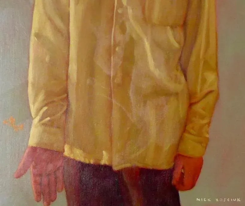 Nick Kosciuk "Boy" Oil Painting - 4