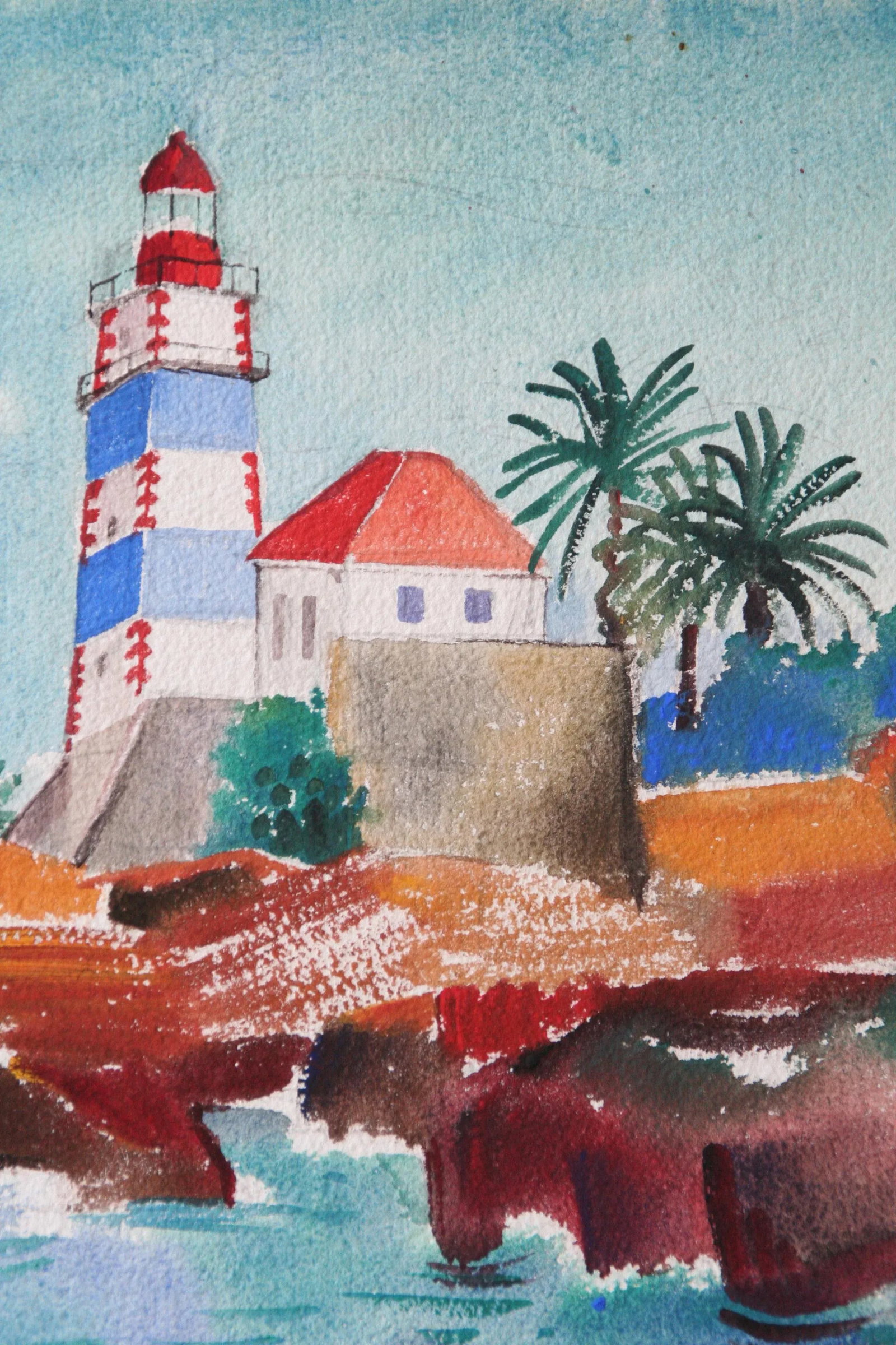 1951 Watercolor of Portugal - 3