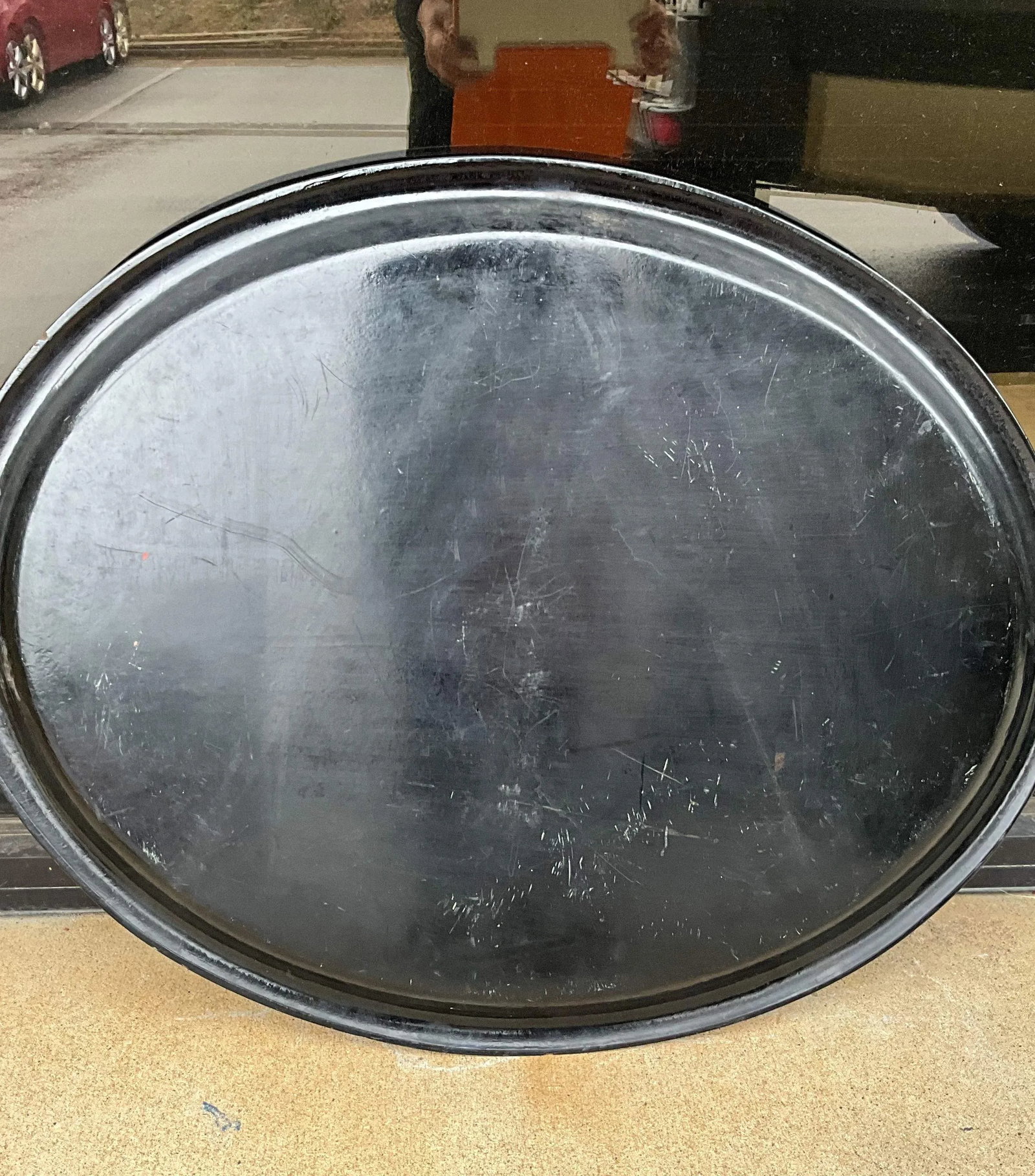 19th Century English Regency Papier-Msqrtcchsqrt(C) Chinoiserie Japanned Tray - 2