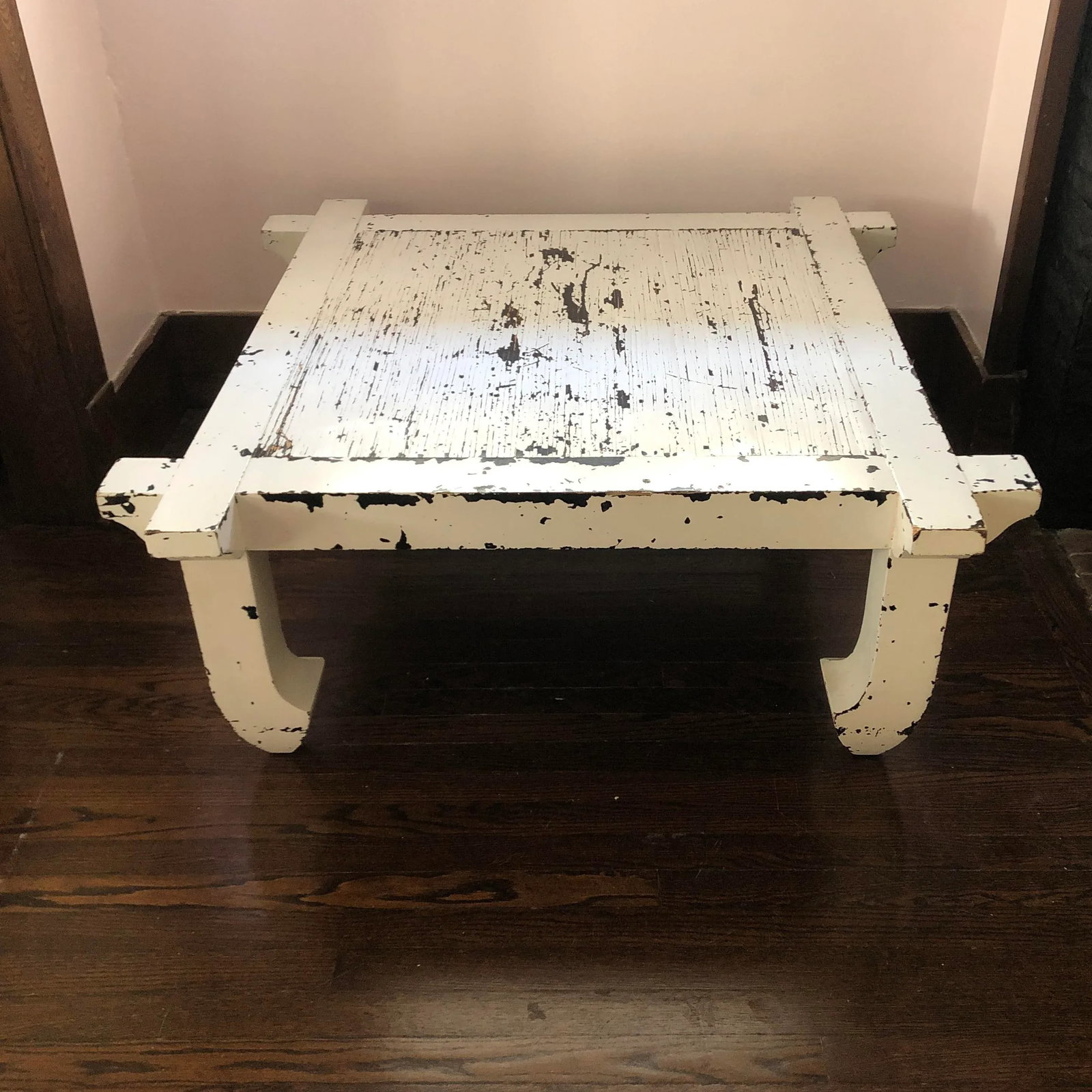 1990s Vintage Bamboo and Wood Coffee Table - 7