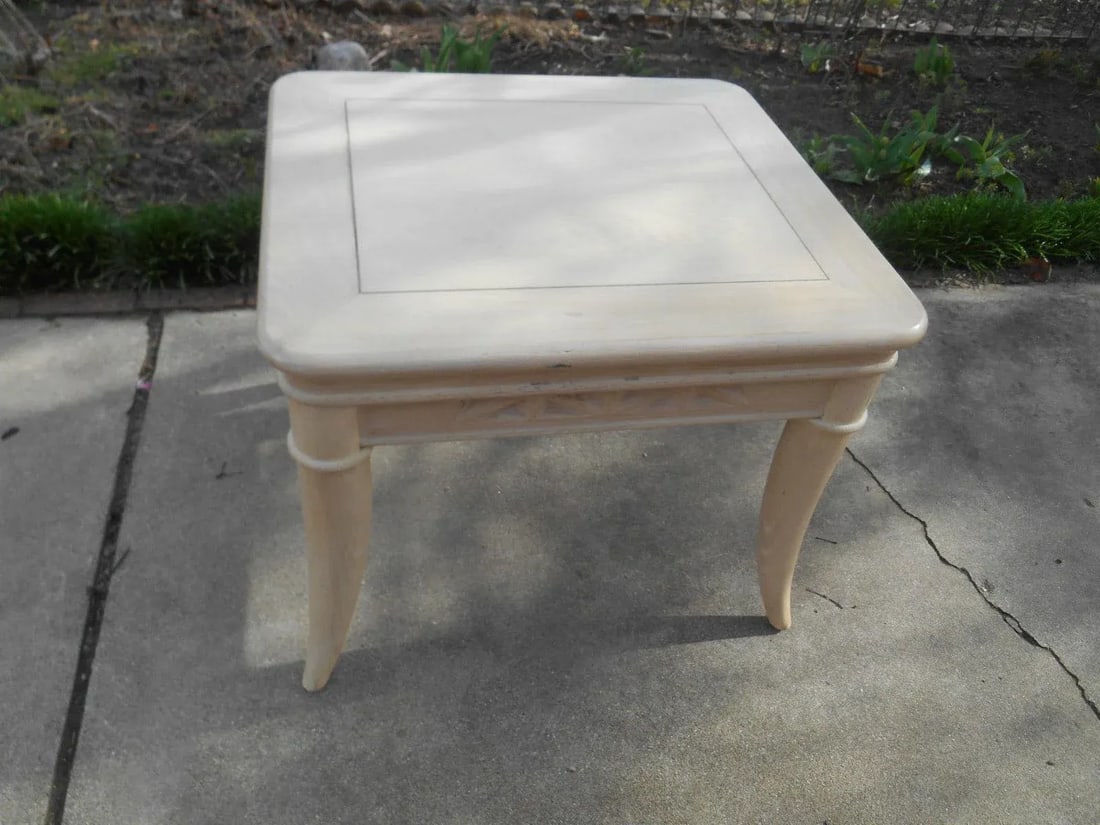 Henredon Cow Horn Legs Side Table - 6