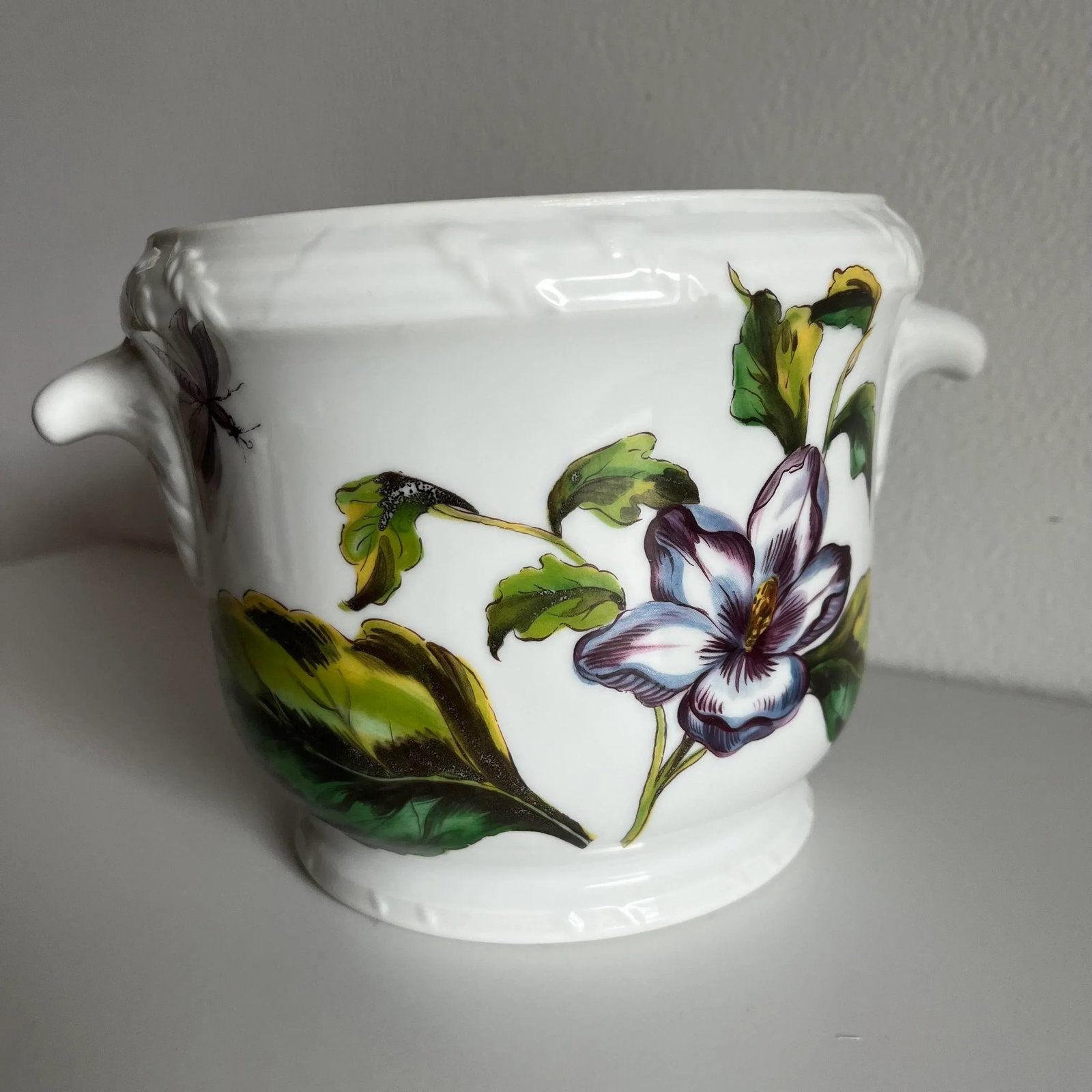 1970s Mottahedeh the Exotic Plant Cachepot Planter - 10