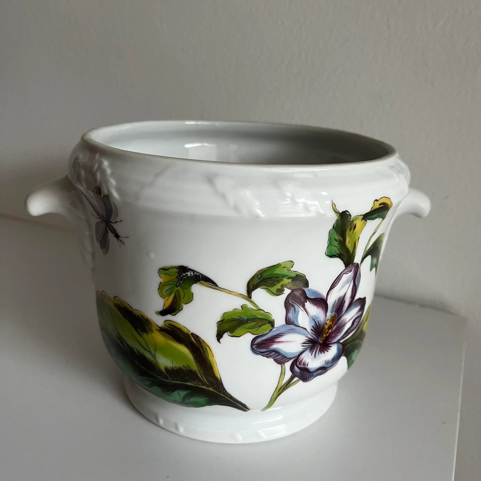 1970s Mottahedeh the Exotic Plant Cachepot Planter - 11