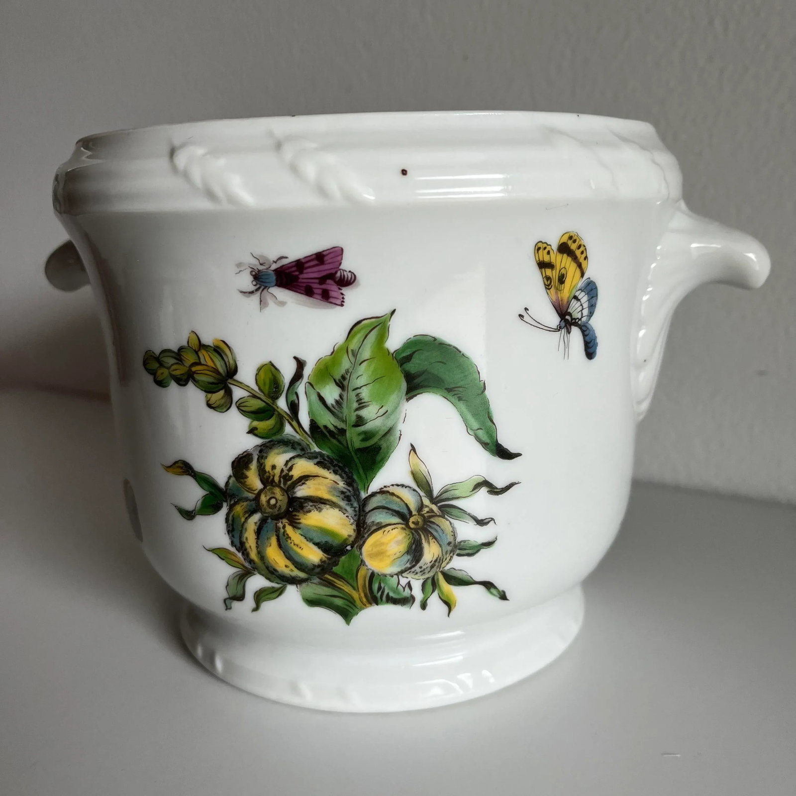 1970s Mottahedeh the Exotic Plant Cachepot Planter - 8