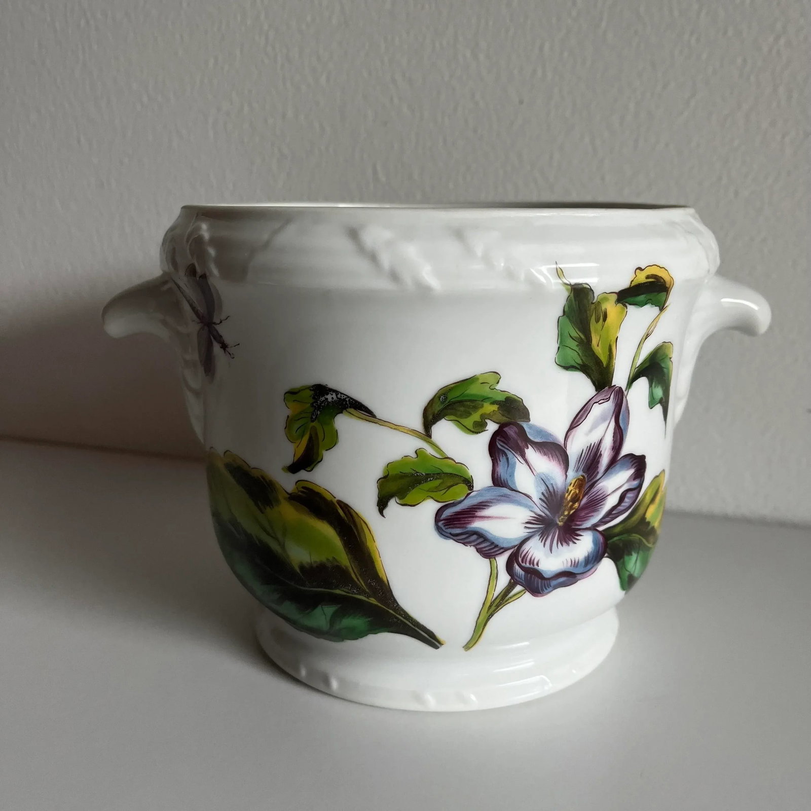 1970s Mottahedeh the Exotic Plant Cachepot Planter - 9