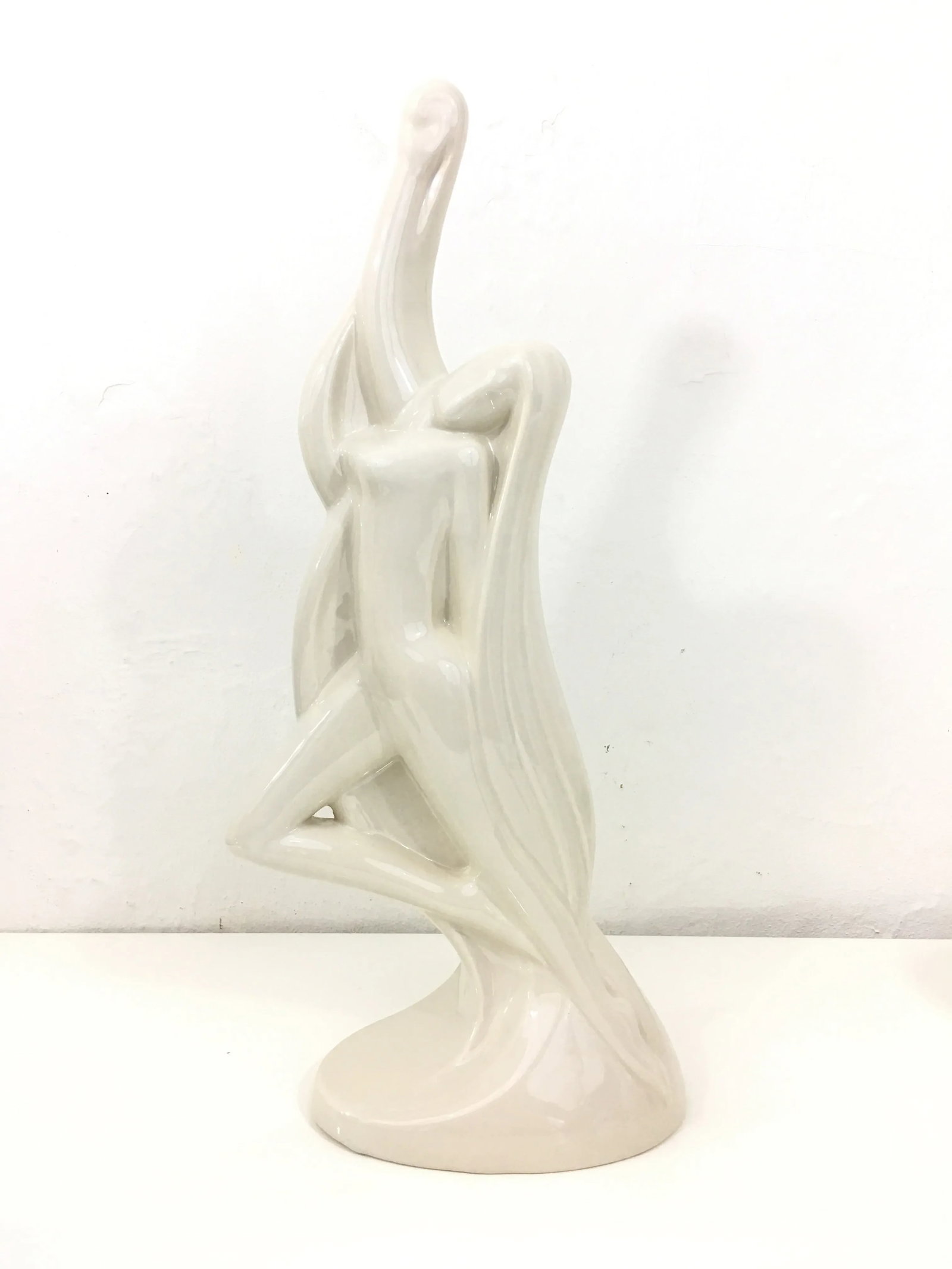 Vintage Haegar Goddess Ceramic Statue Sculpture - 2