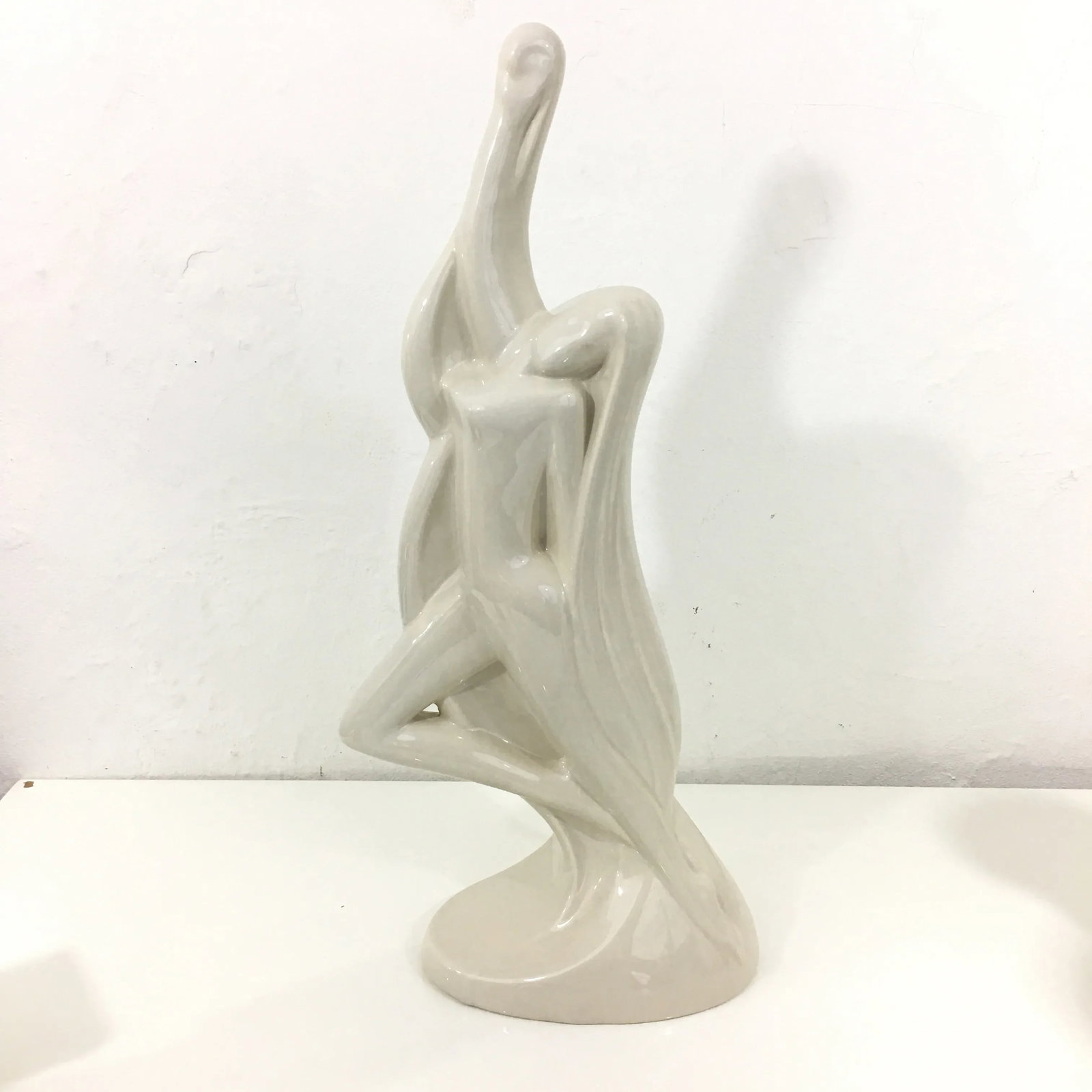 Vintage Haegar Goddess Ceramic Statue Sculpture - 3