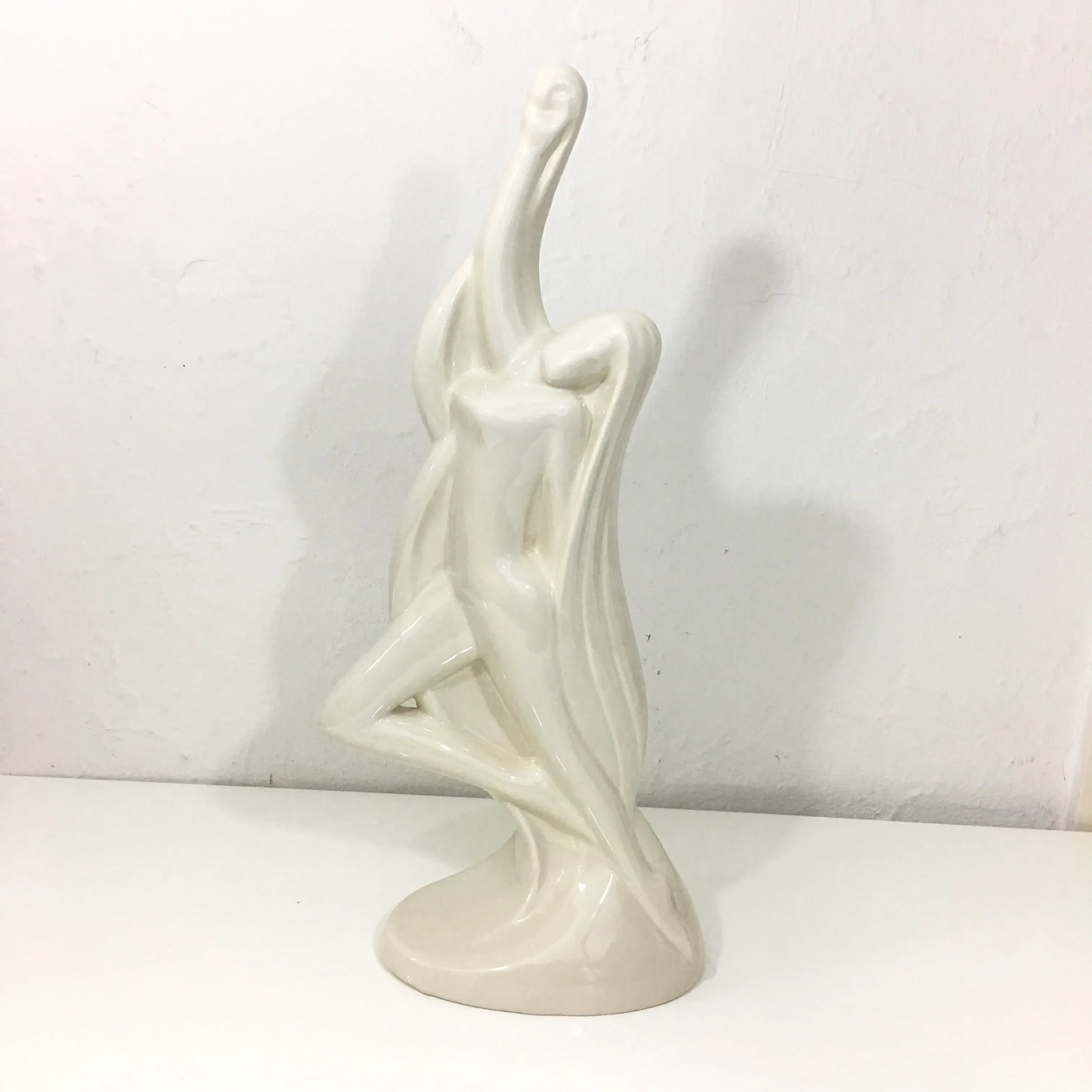Vintage Haegar Goddess Ceramic Statue Sculpture - 4