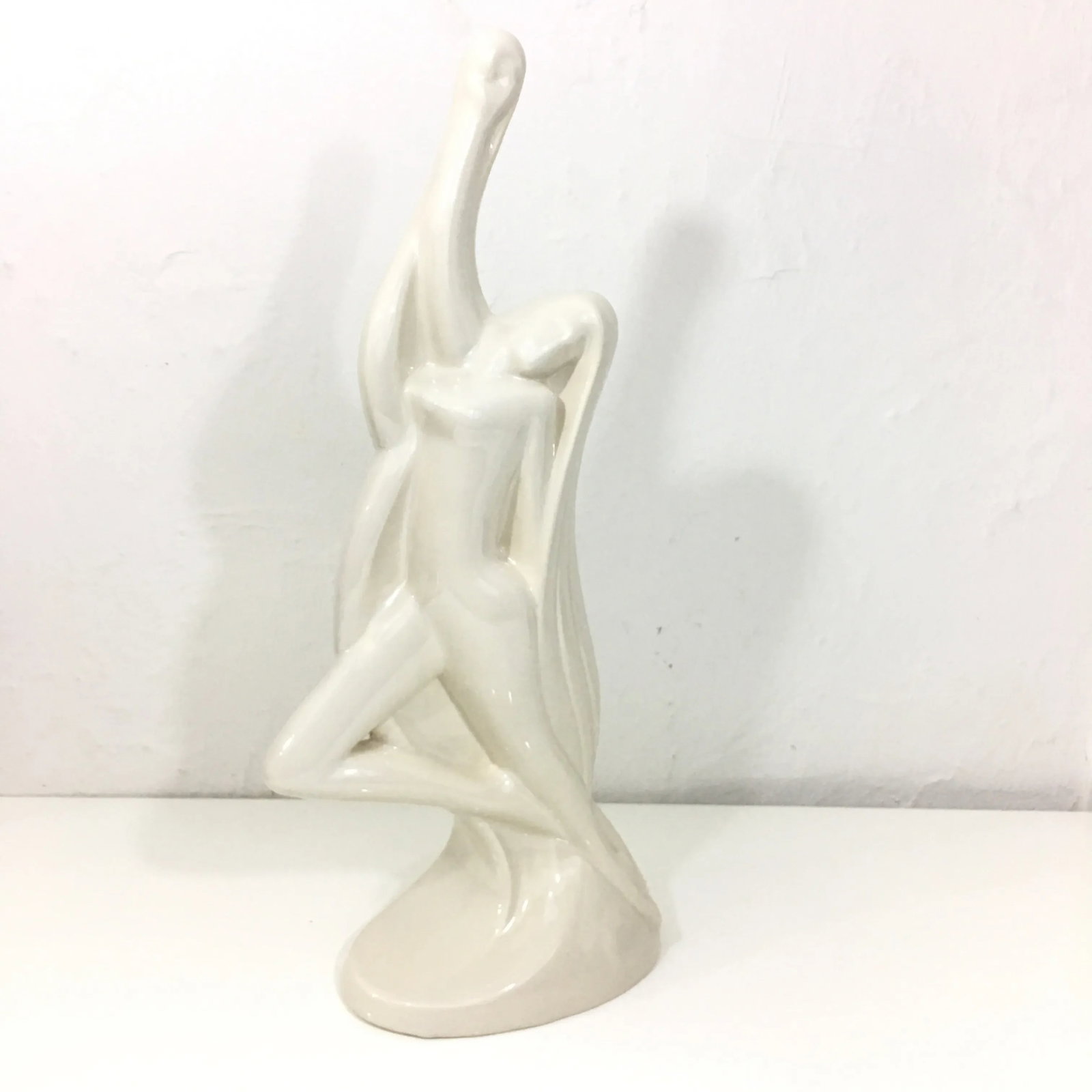 Vintage Haegar Goddess Ceramic Statue Sculpture - 7