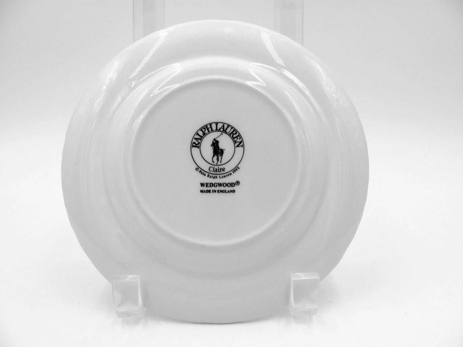 Ralph Lauren Wedgwood England Claire White Service for 10 Dinnerware - 30 Piece Set - 9