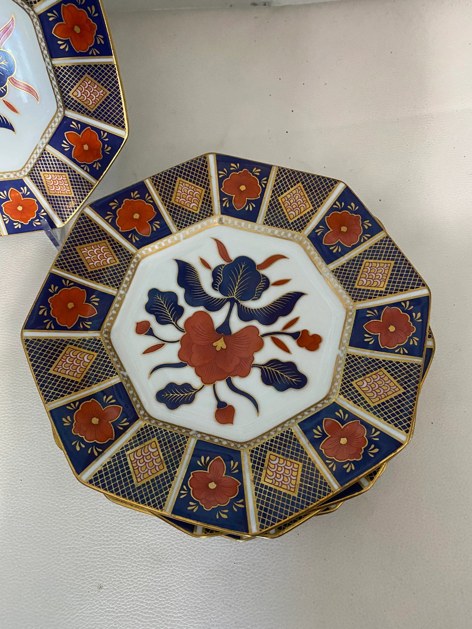 1970s Fitz and Floyd Plates- Set of 8 - 3