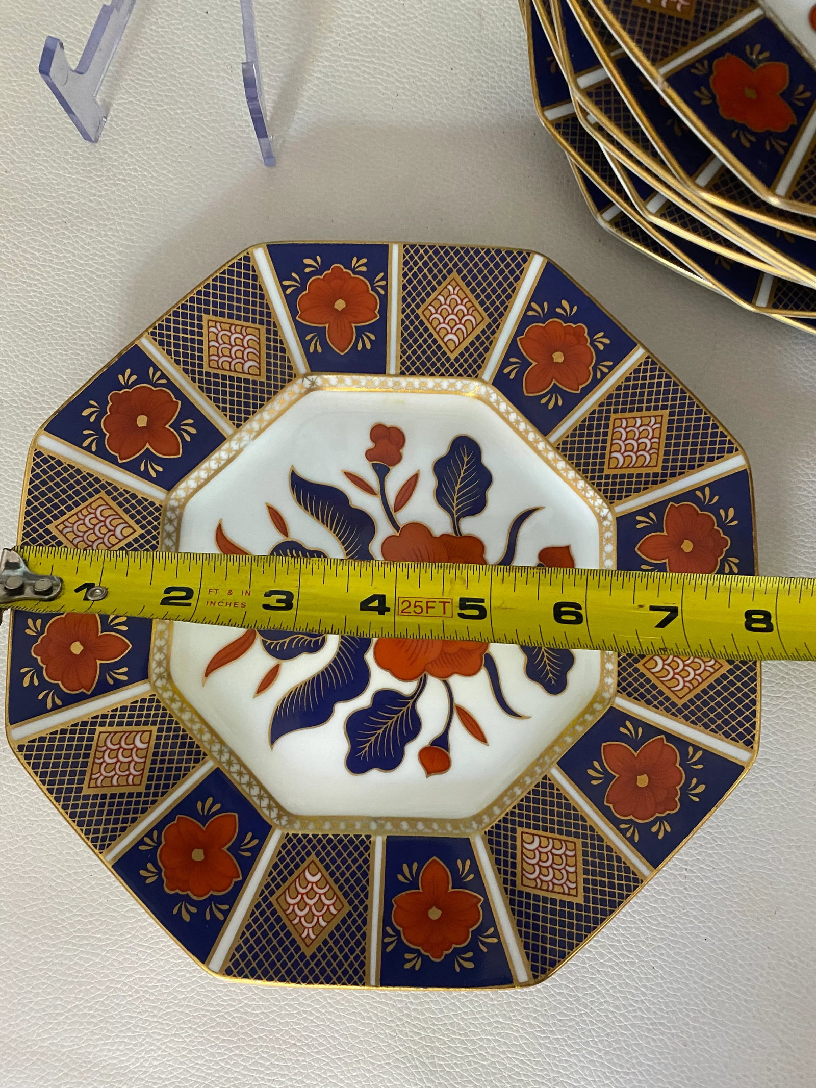 1970s Fitz and Floyd Plates- Set of 8 - 5