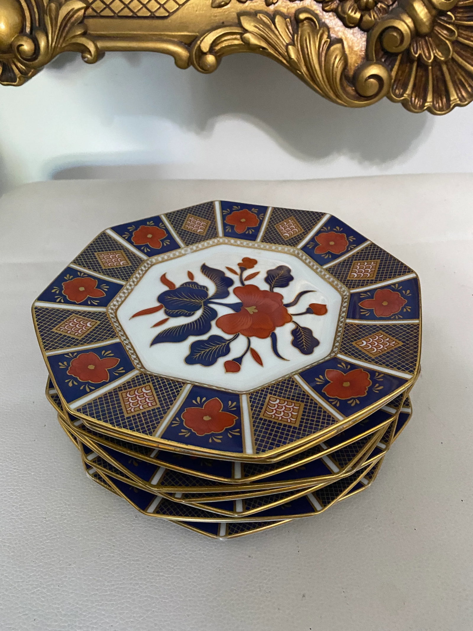 1970s Fitz and Floyd Plates- Set of 8 - 8