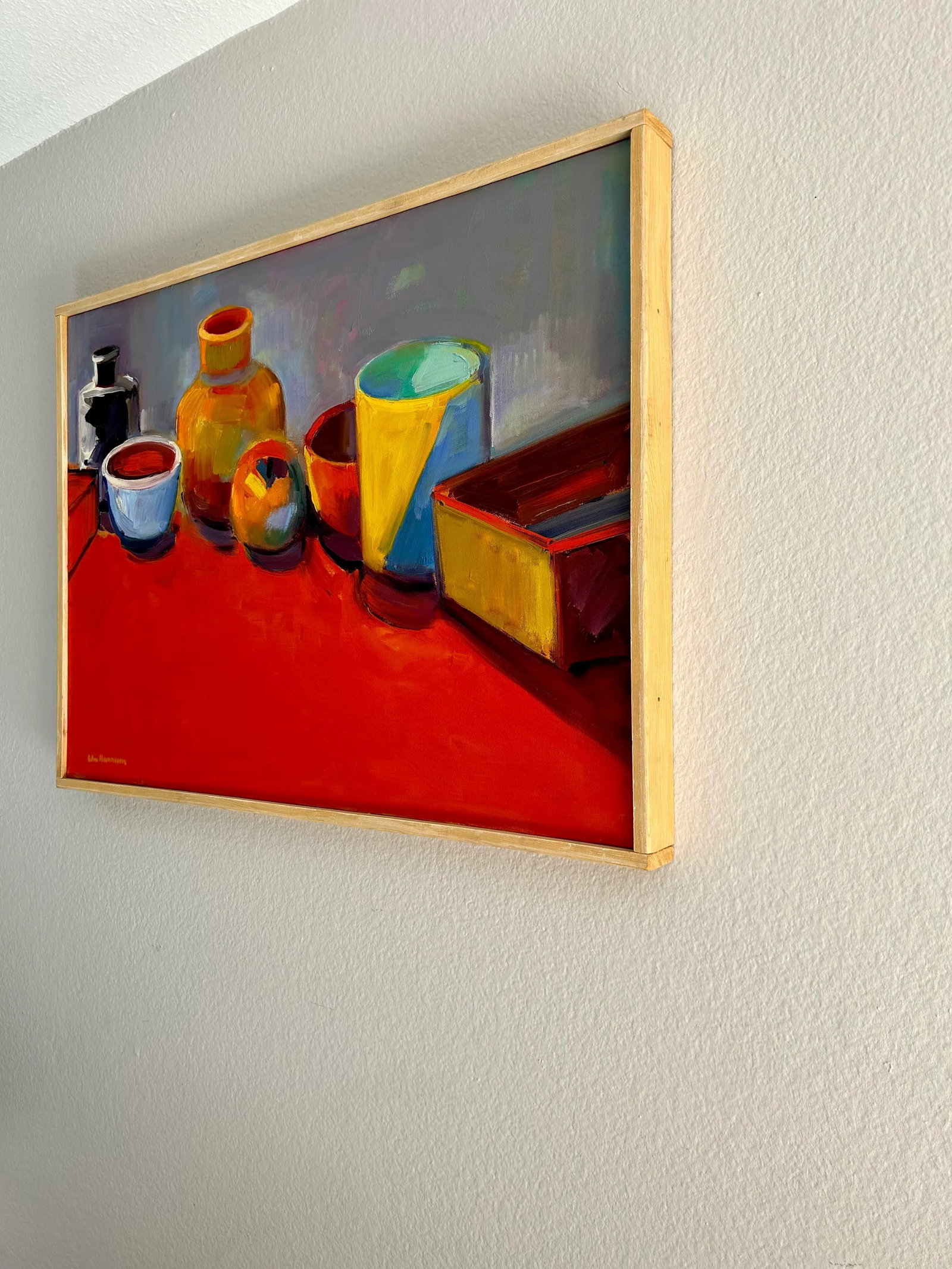 Still Life Painting Signed William Hannum Rich Colors California Artist - 10