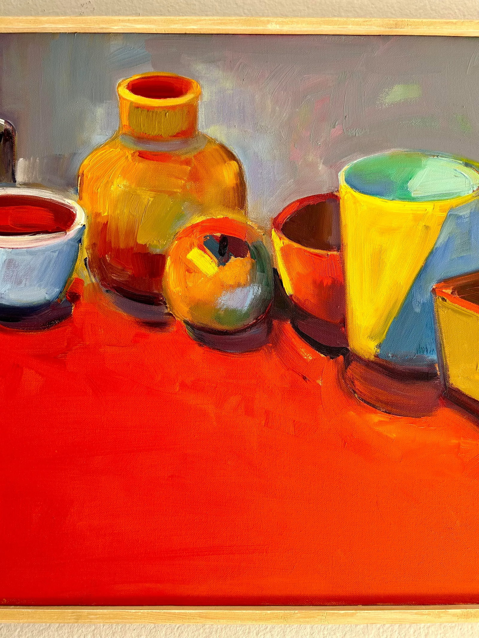 Still Life Painting Signed William Hannum Rich Colors California Artist - 11