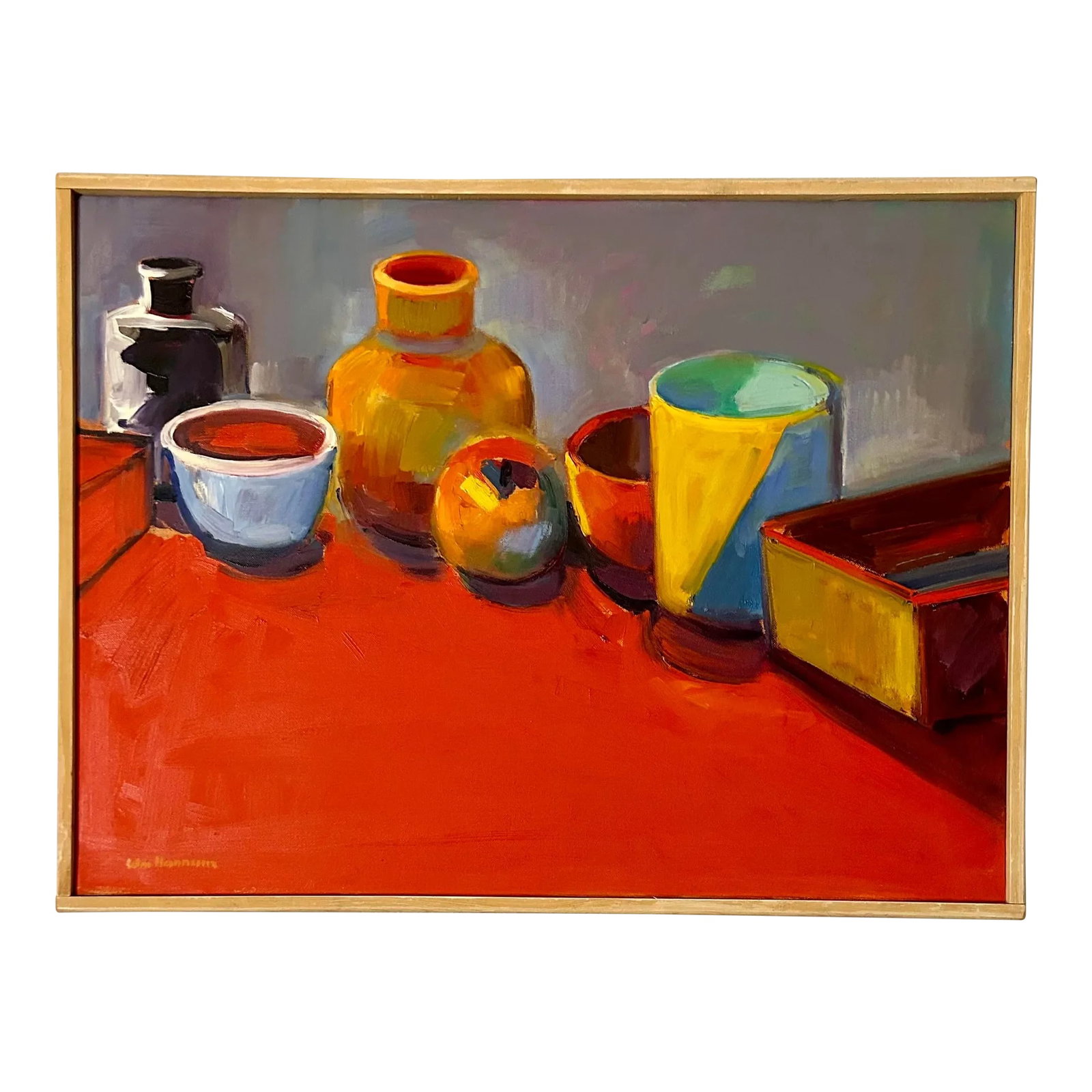 Still Life Painting Signed William Hannum Rich Colors California Artist (1 of 13)