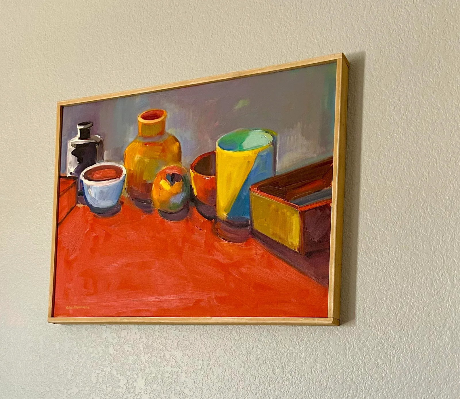 Still Life Painting Signed William Hannum Rich Colors California Artist - 4