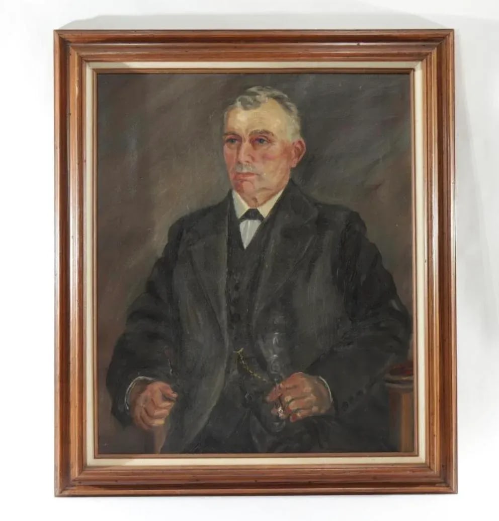 Early 20th Century Danish School Portrait Oil Painting of a Gentleman, Framed - 10