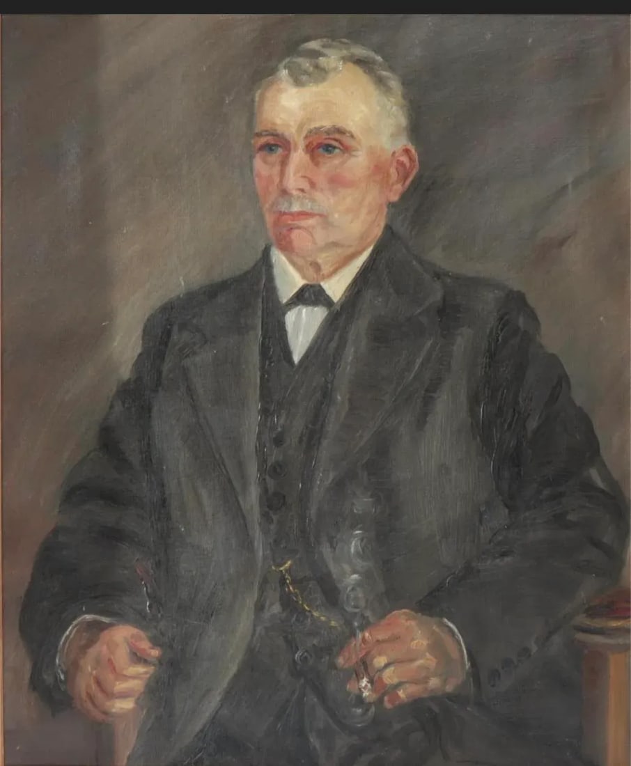 Early 20th Century Danish School Portrait Oil Painting of a Gentleman, Framed - 5