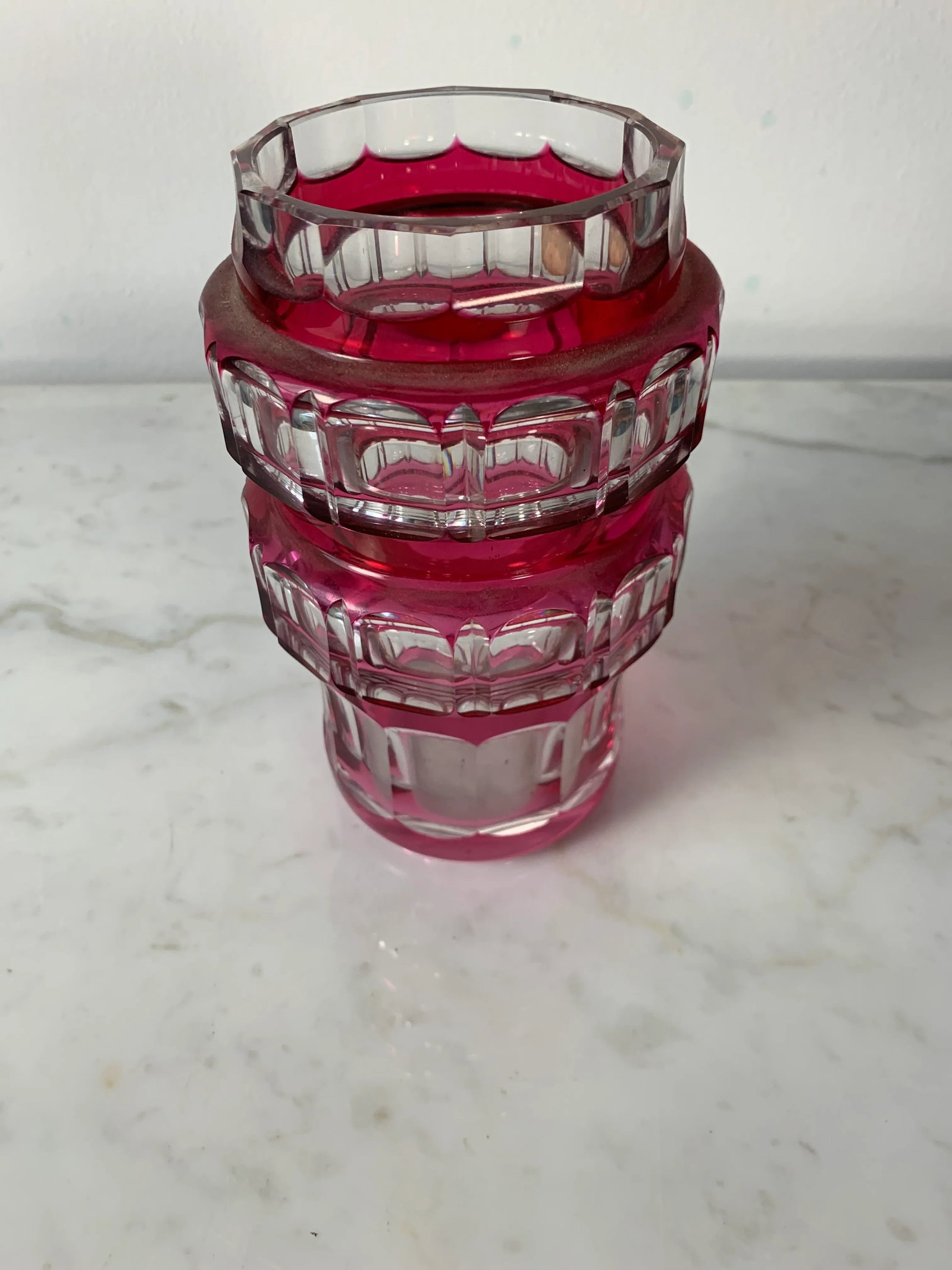 1947 Val Saint Lambert Bauhaus 'Ravenne' Vase by Charles Graffart - 5