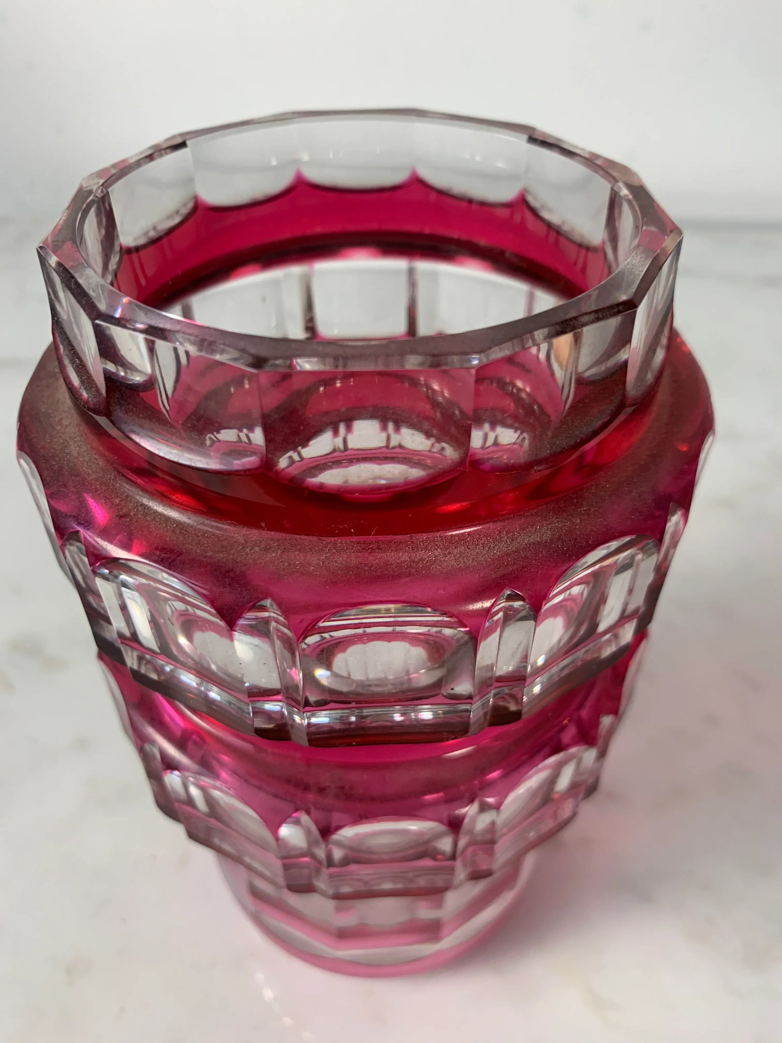 1947 Val Saint Lambert Bauhaus 'Ravenne' Vase by Charles Graffart - 6
