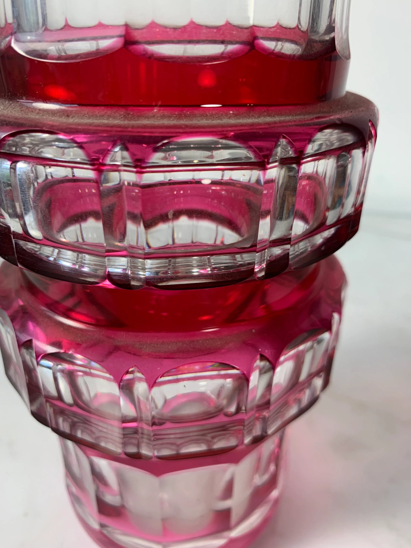 1947 Val Saint Lambert Bauhaus 'Ravenne' Vase by Charles Graffart - 9
