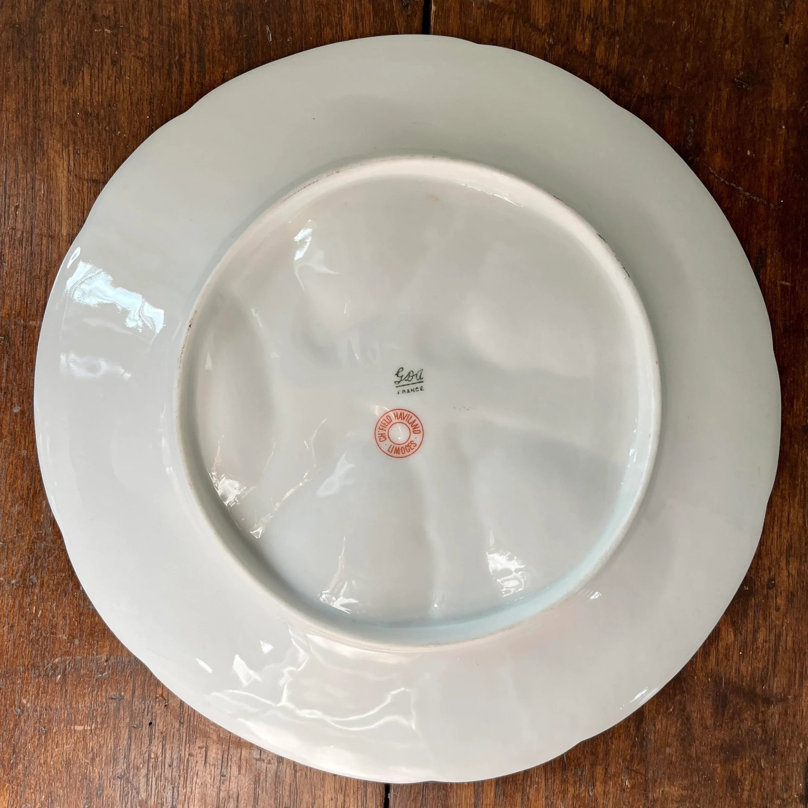 Antique Limoges Oyster Plate - 4