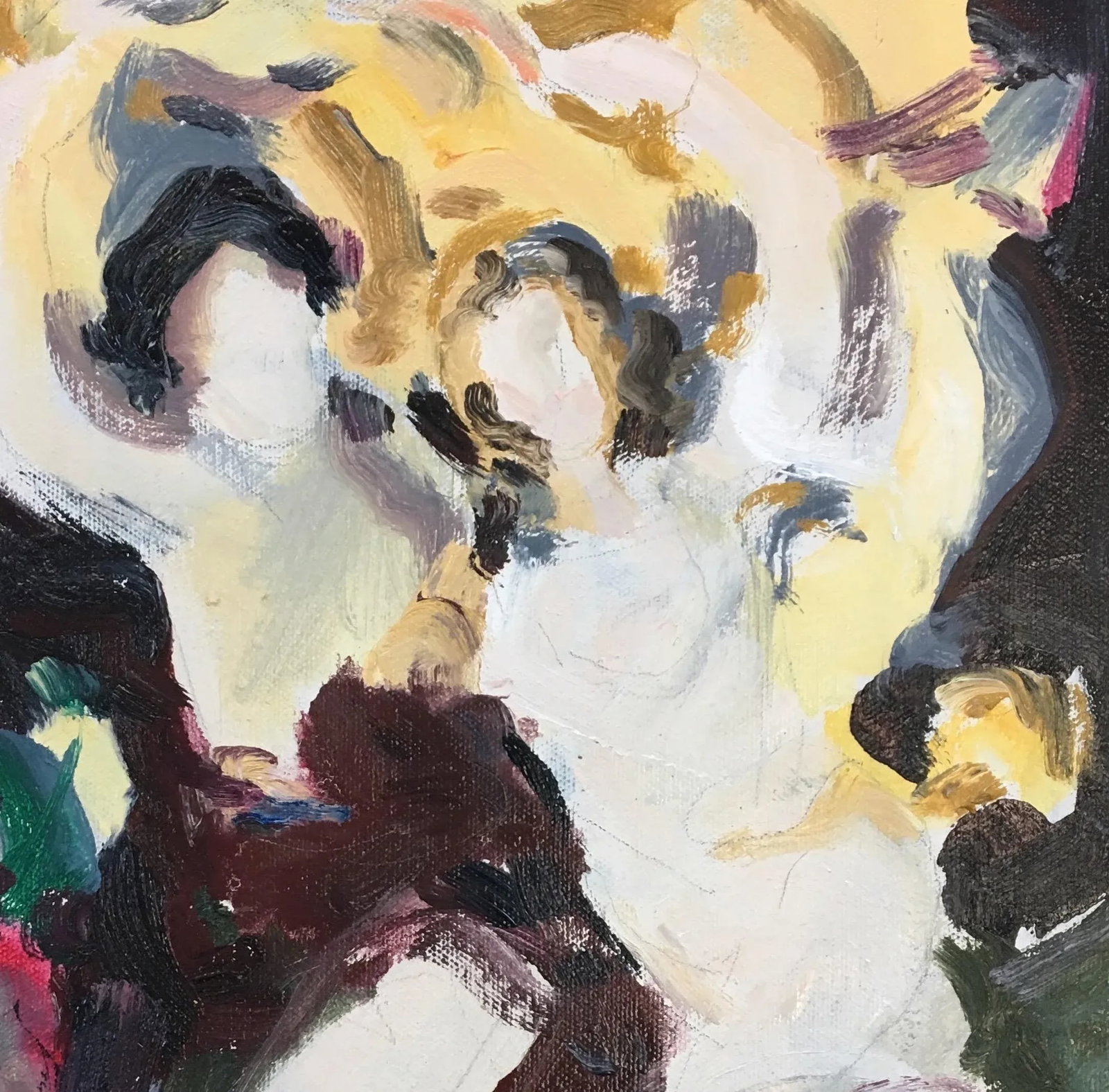 Into the Storm Painting - 14 X 1 2 Oil on Canvas - 2