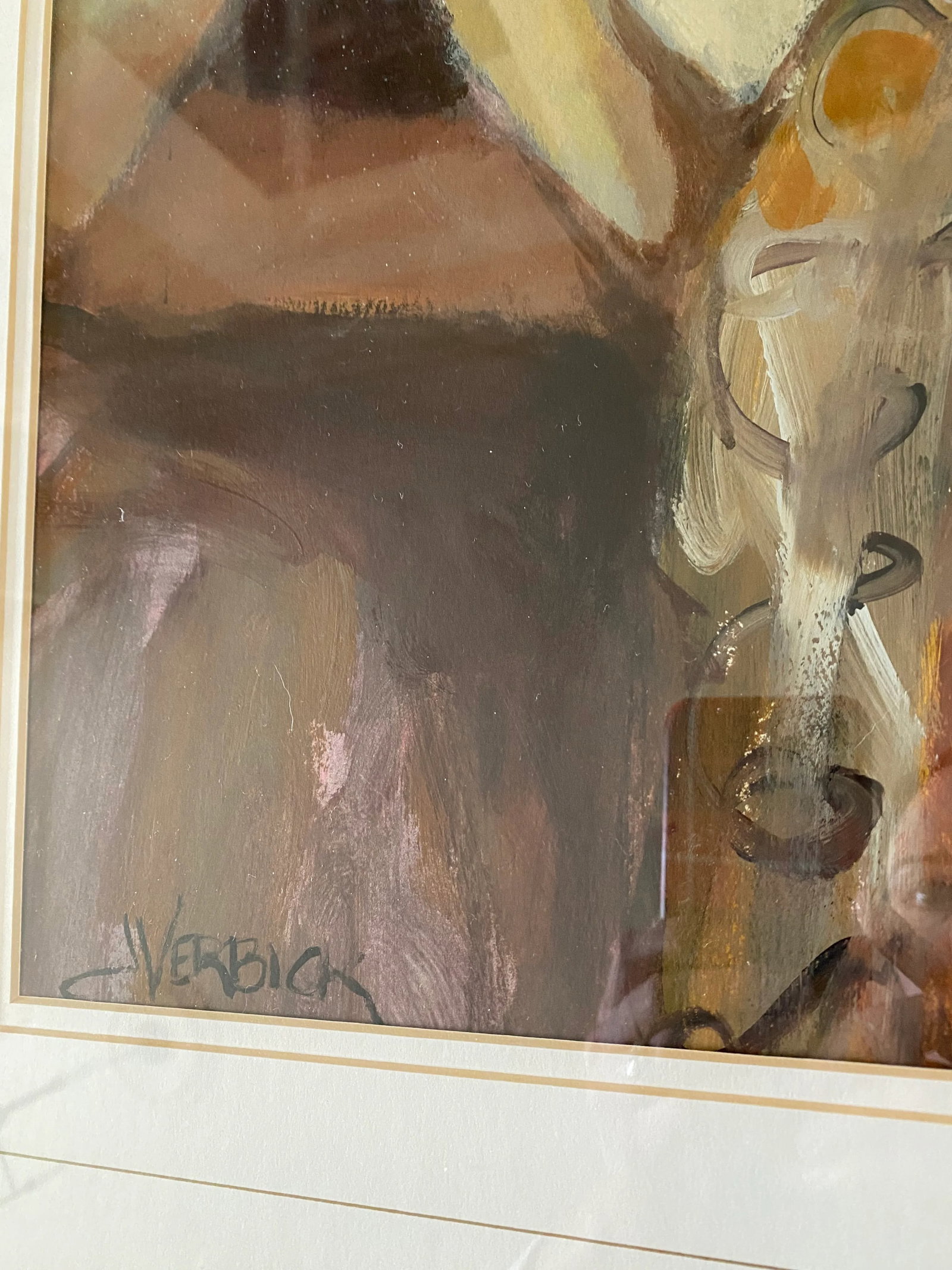Mid-Century Original Portrait Painting of a Woman - 7