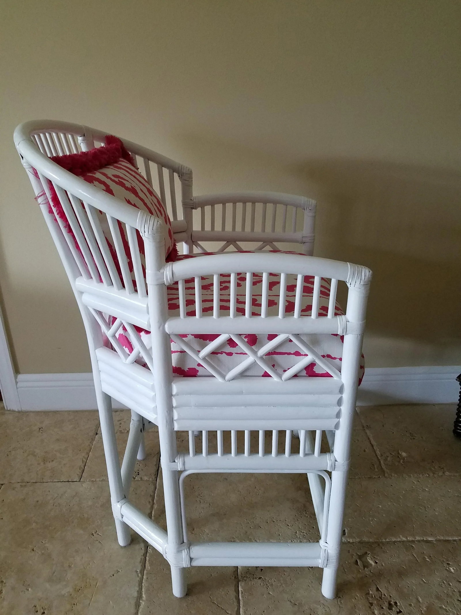 Brighton Style Chippendale Bamboo Side Chair - 2