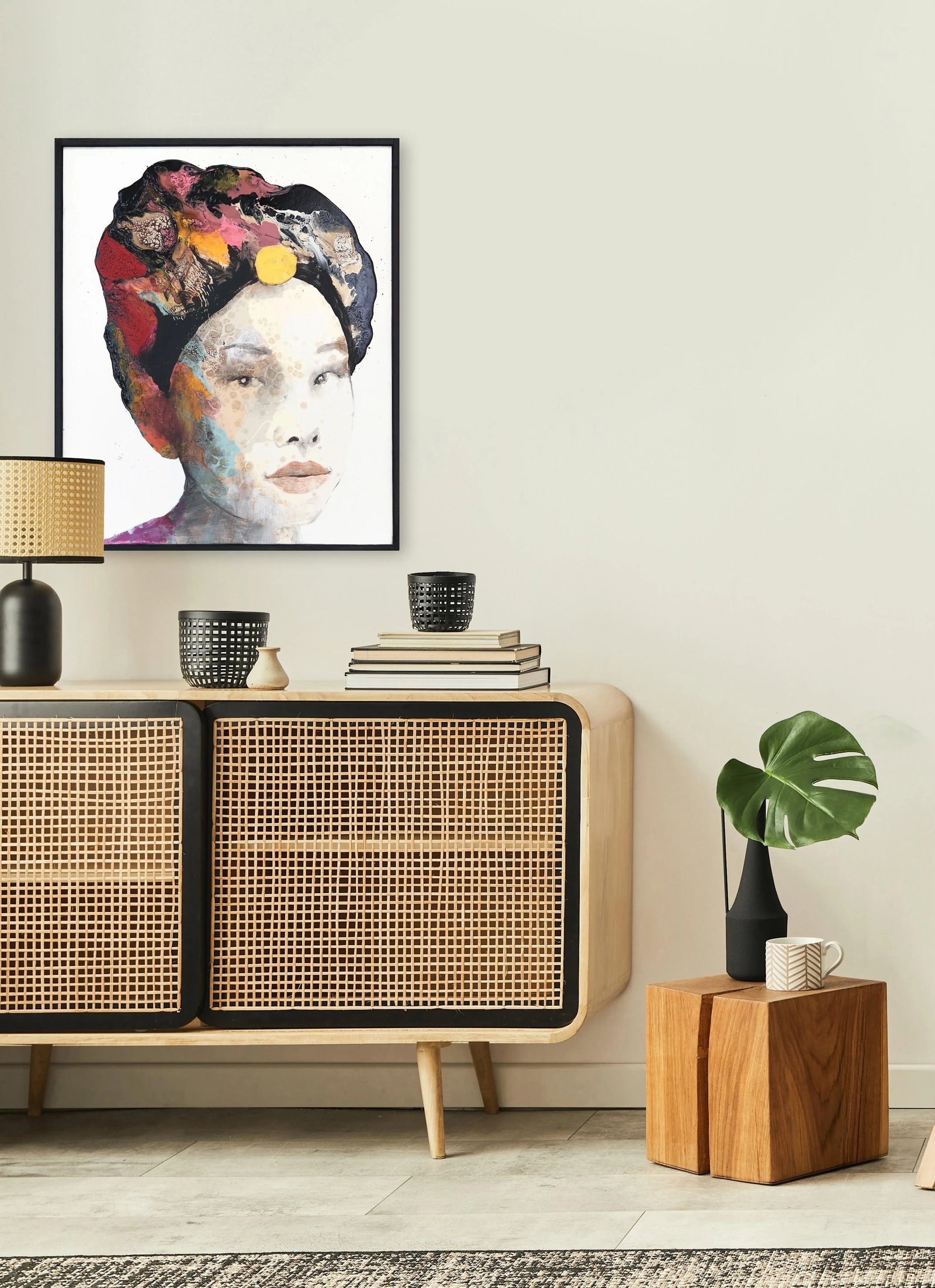 Goddess of Love - Framed Original Artwork for Sale on Canvas, Framed, by Alessandro Casetti - 6
