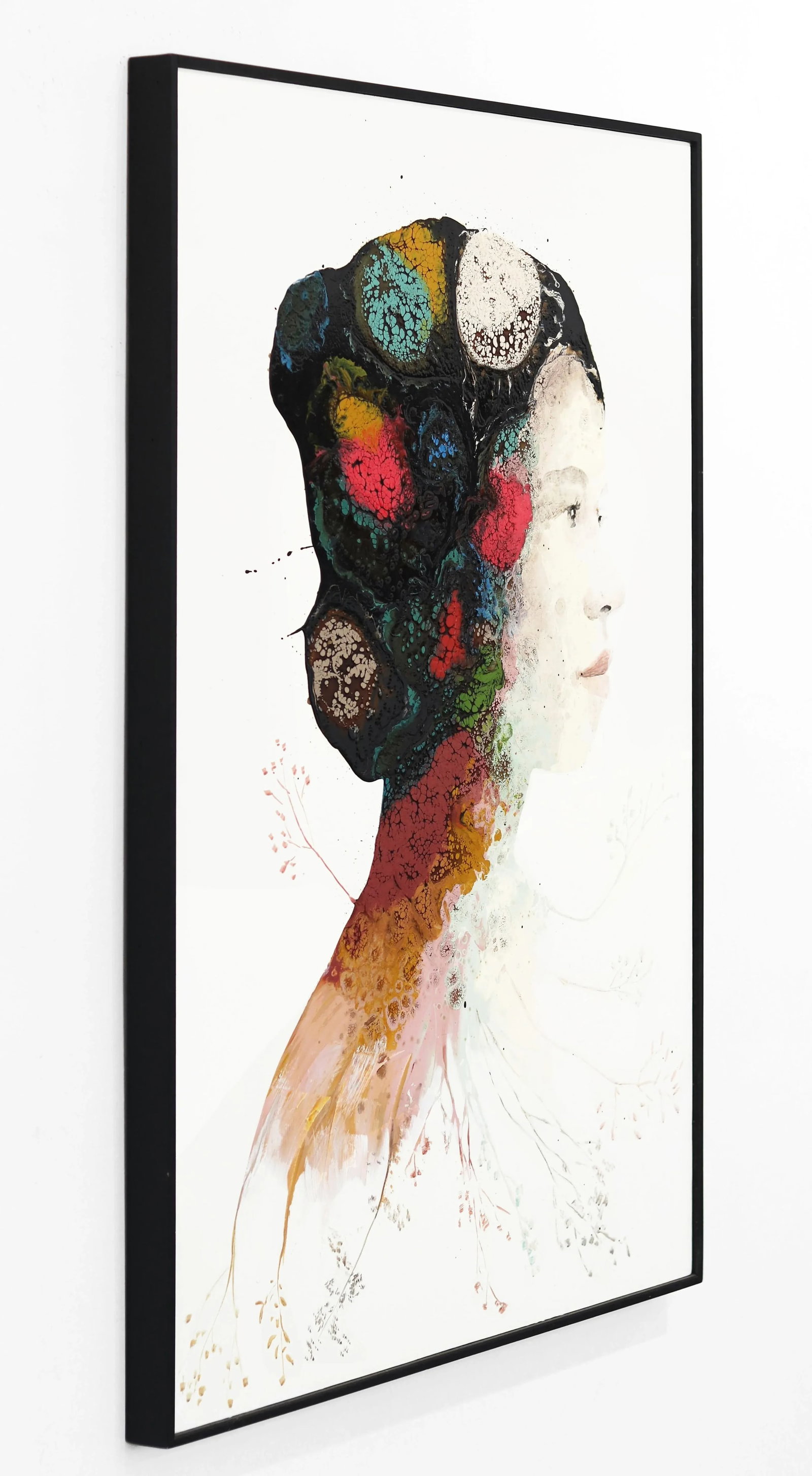 Framed Figuraive "The Branches of Memory" Original Artwork by Alessandro Casetti - 6