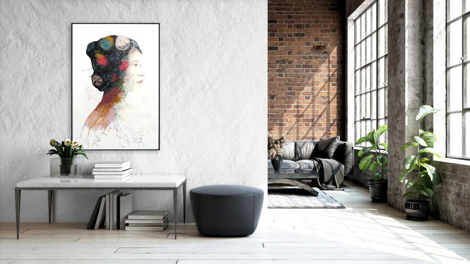 Framed Figuraive "The Branches of Memory" Original Artwork by Alessandro Casetti - 7
