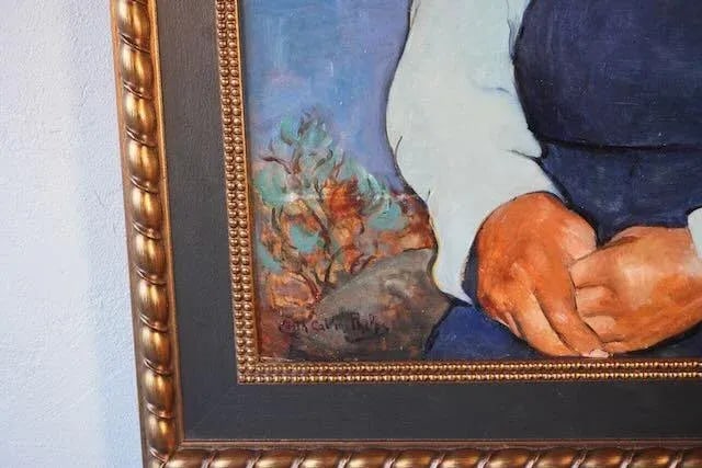 Edith Catlin Phelps (1874-1961) - Portrait of a Farmer - 4