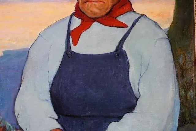 Edith Catlin Phelps (1874-1961) - Portrait of a Farmer - 6