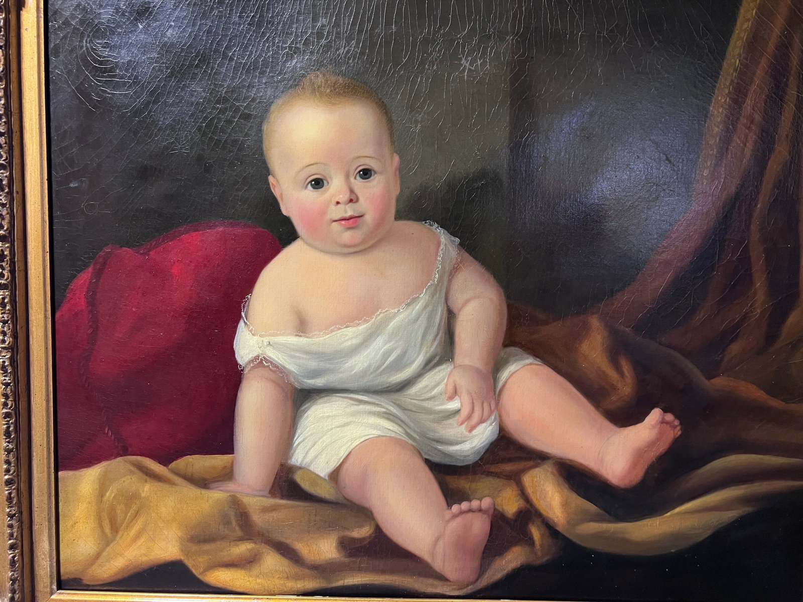 Attr. To John O'Brien Inman (1828-1896) - Antique 1864 American Child Portrait - 7