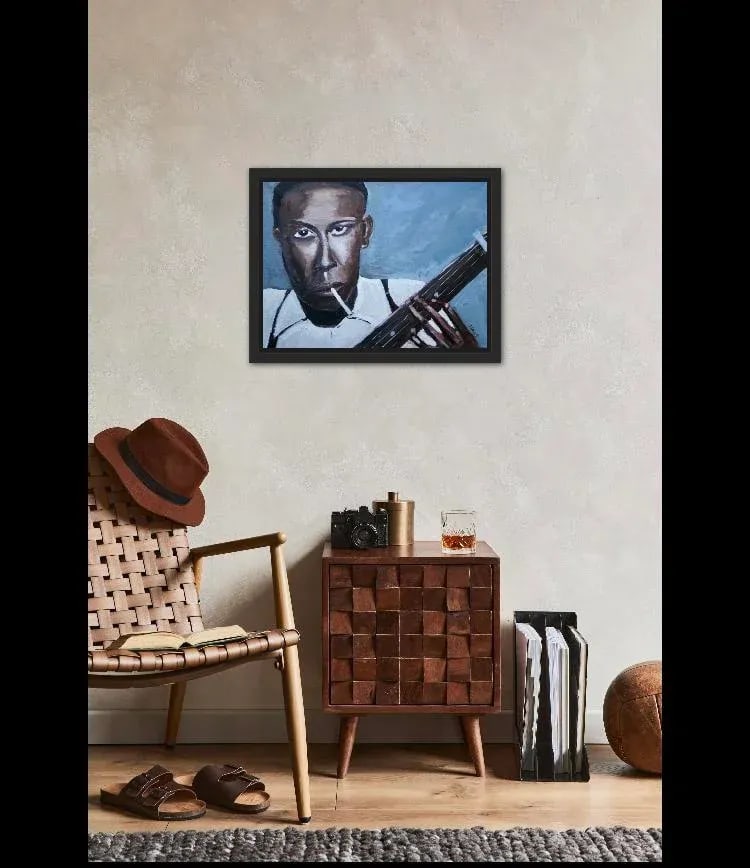 Modern Portraiture, Robert Johnson in Oil - 2