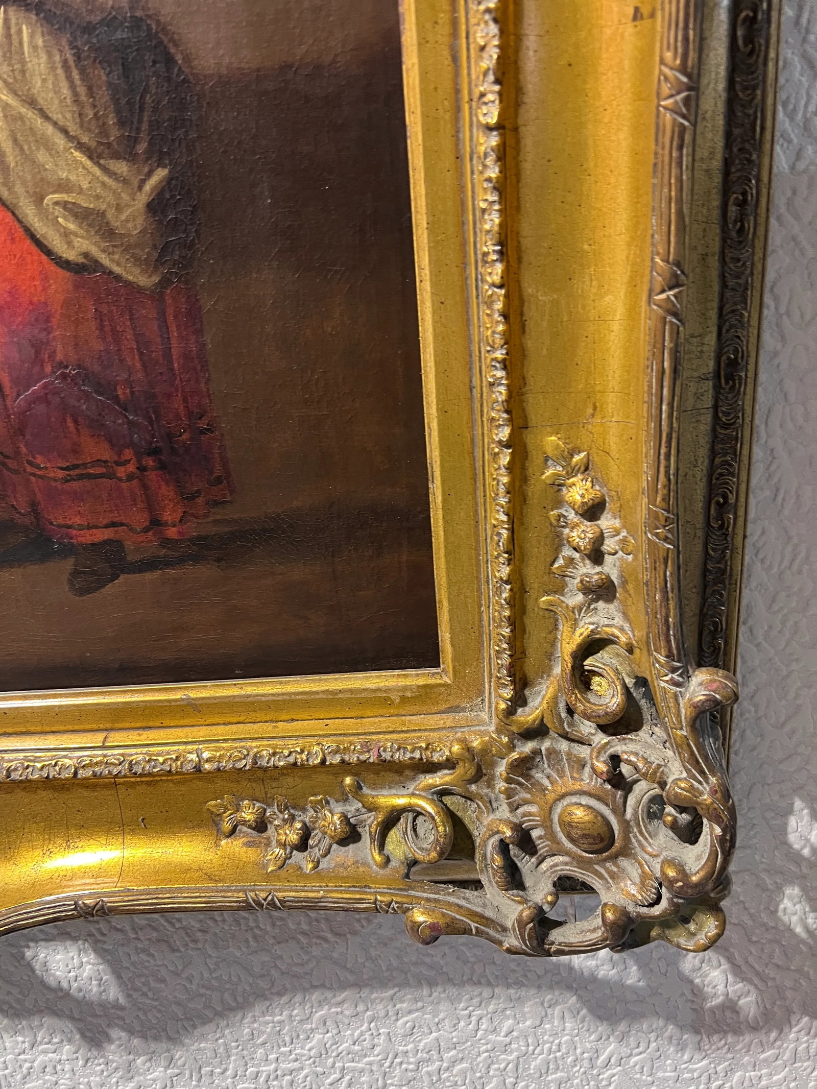 Attr. To A.Van Ostade Dutch School Original Antique Oil Painting , Genre Scene - 11