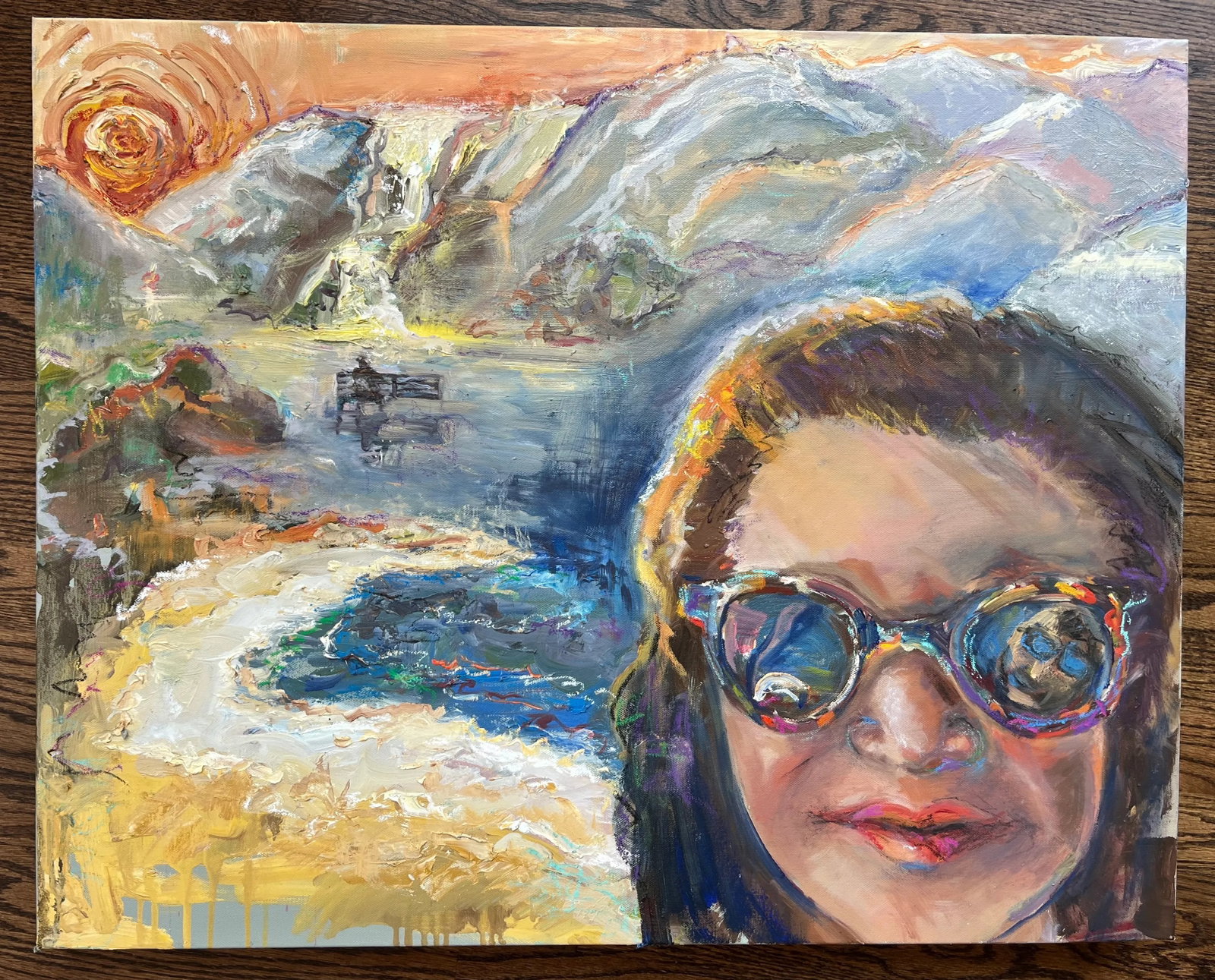 The Selfie, Original Expressionist Portrait, Oil Paintings, by Van Ness - 5