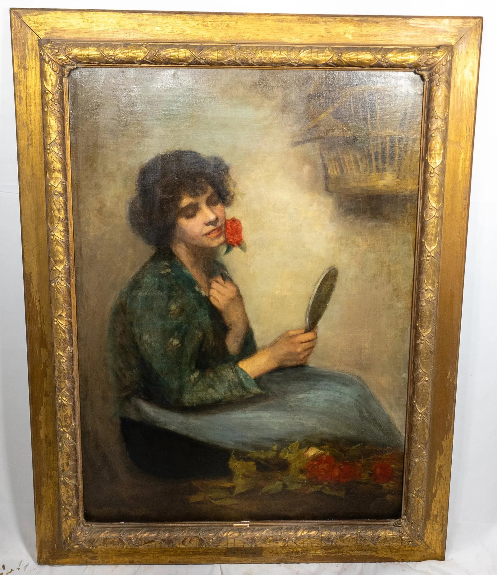 Late 19th Century English Painting of a Young Lady by Philip Richard Morris - 2